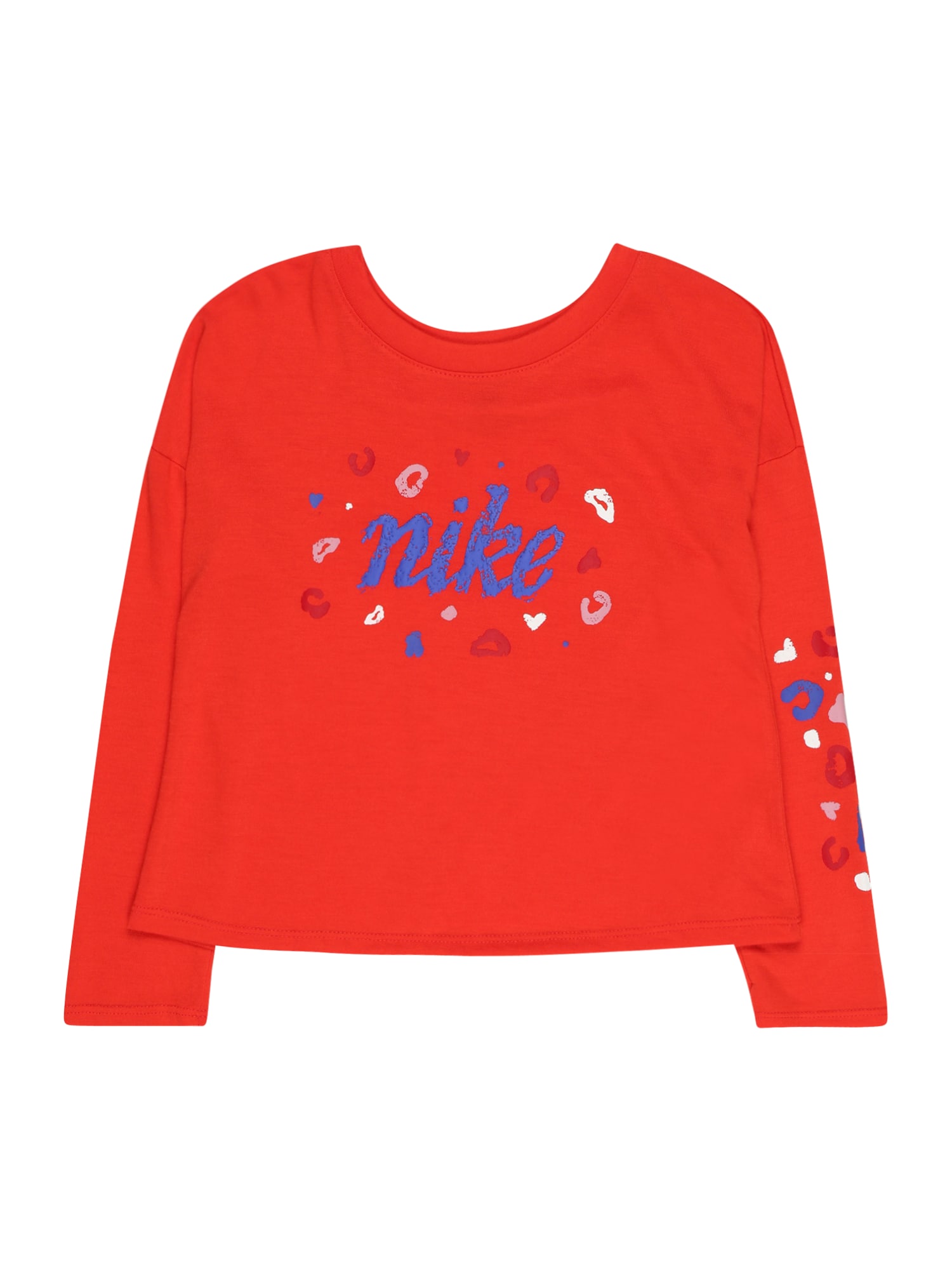 Nike Sportswear Majica  modra / staro roza / rdeča / bela