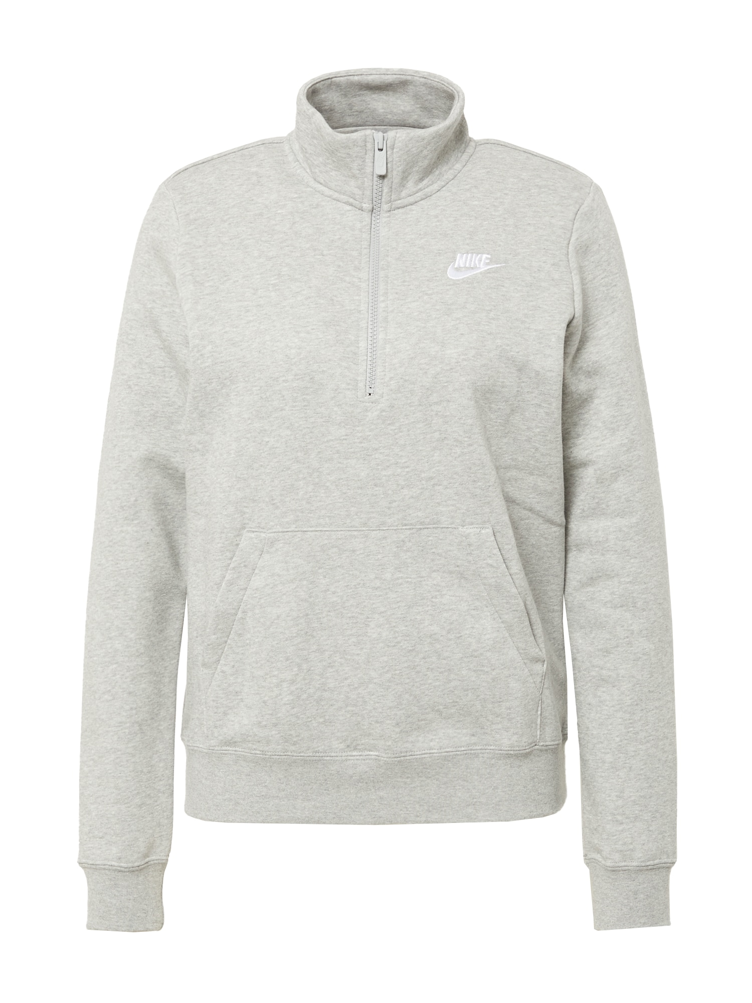 Nike Sportswear Majica  pegasto siva / bela