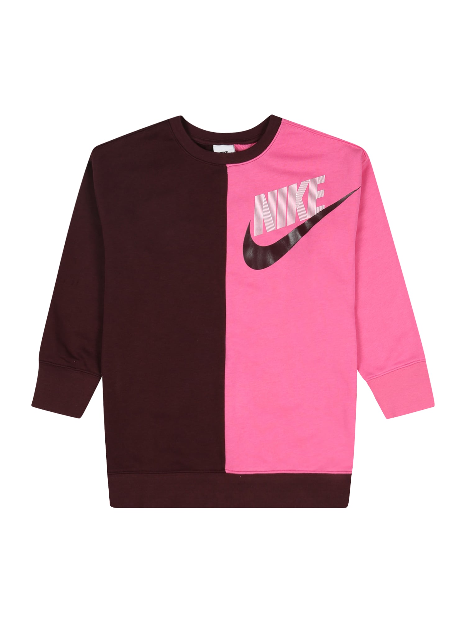 Nike Sportswear Majica  roza / burgund / bela