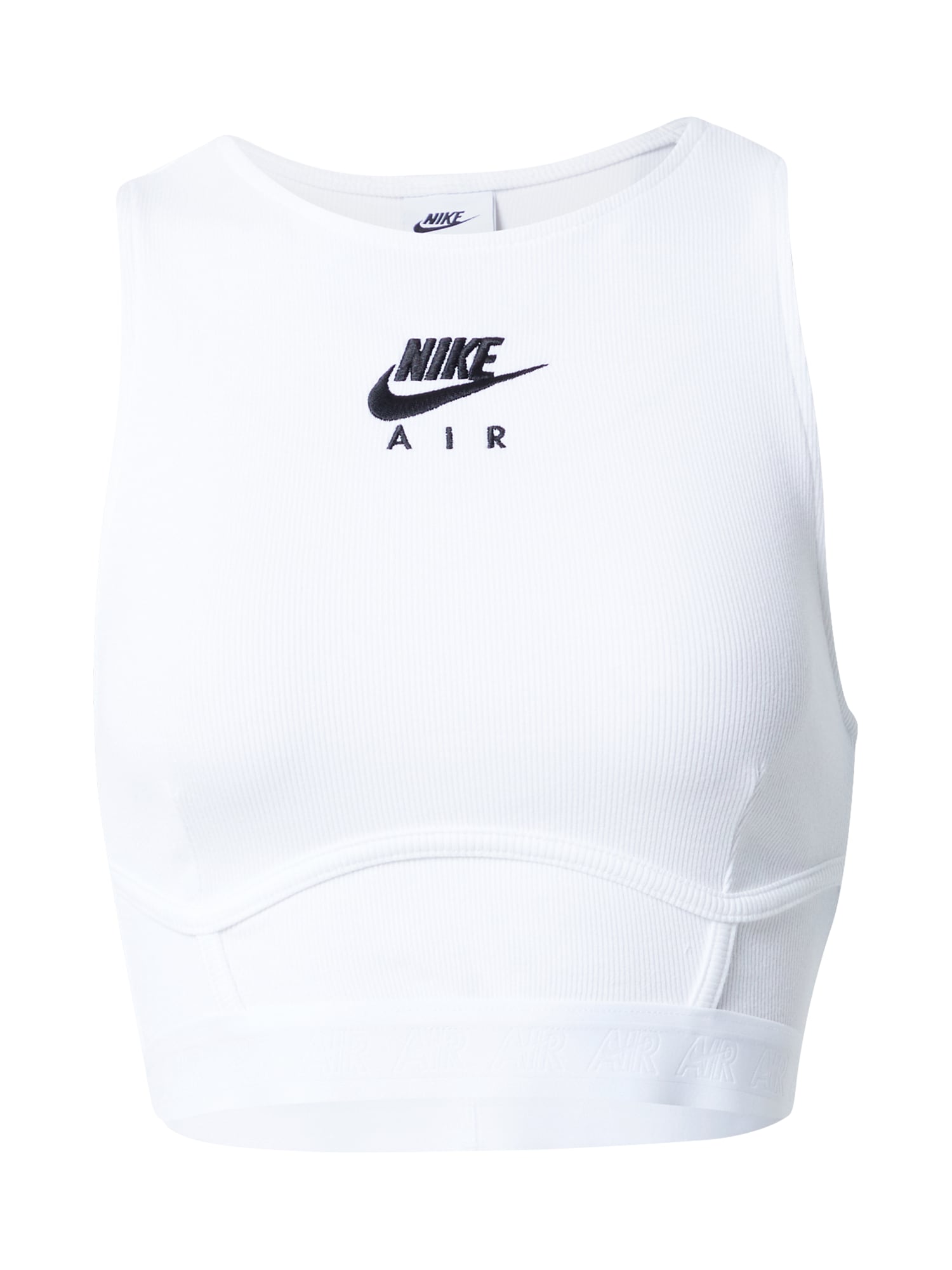 Nike Sportswear Top  črna / bela
