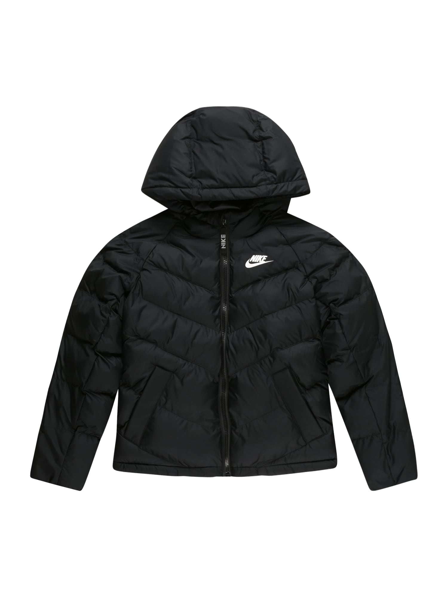 Nike Sportswear Zimska jakna  črna / bela