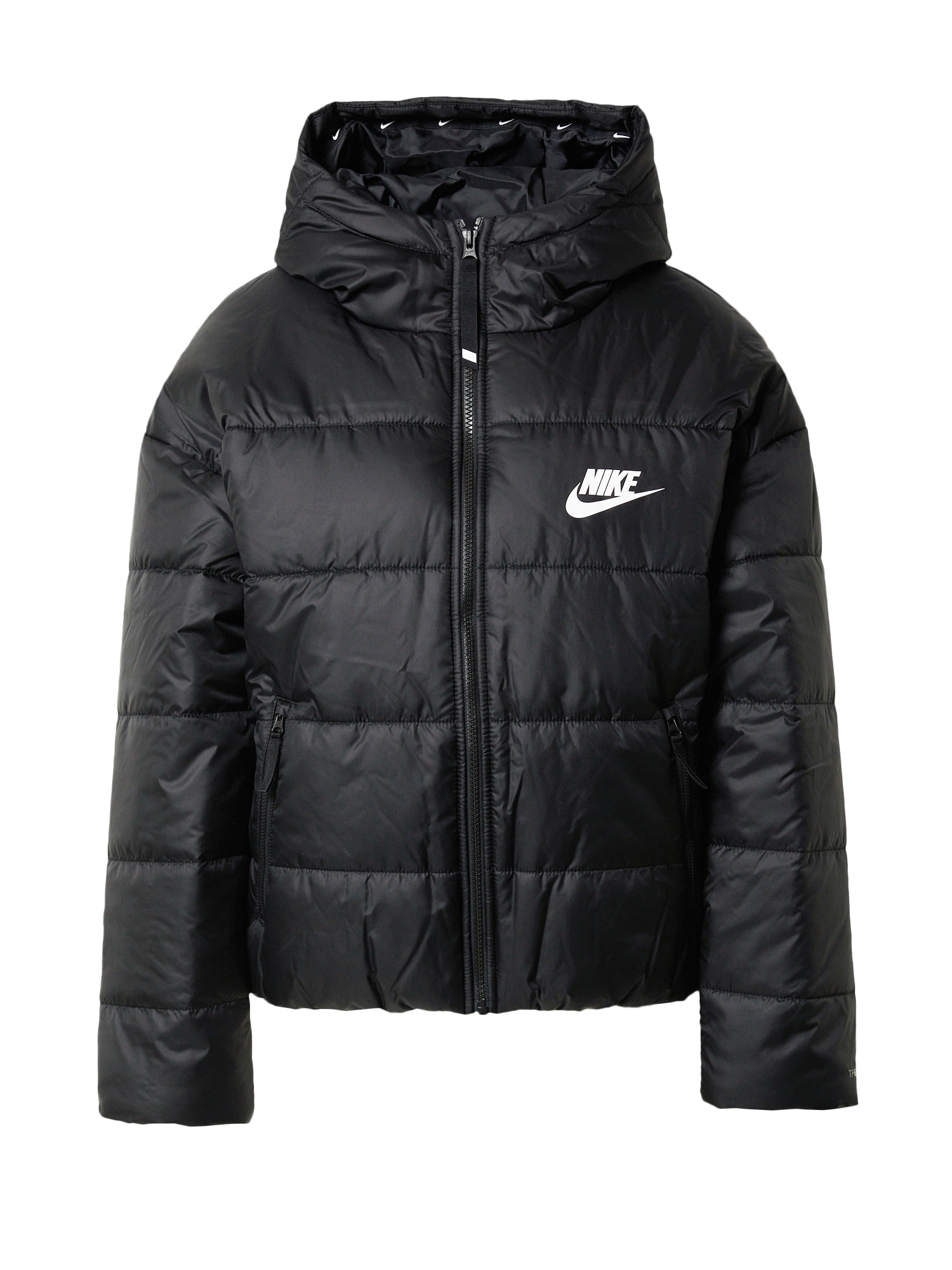 Nike Sportswear Zimska jakna  črna / bela