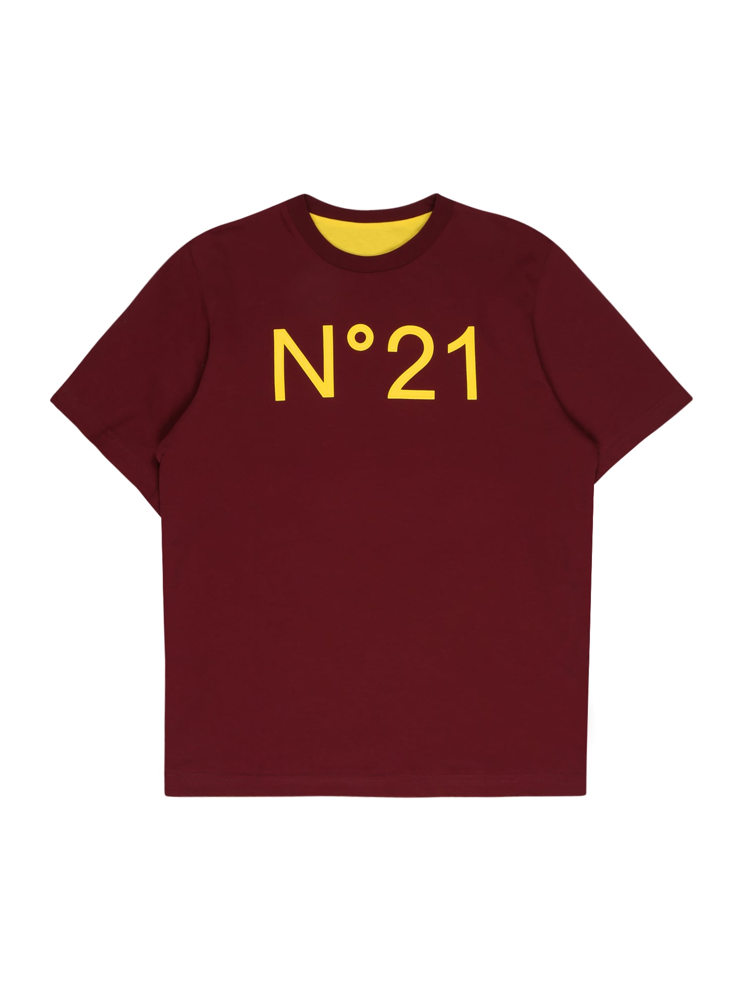 N°21 Majica  rumena / bordo