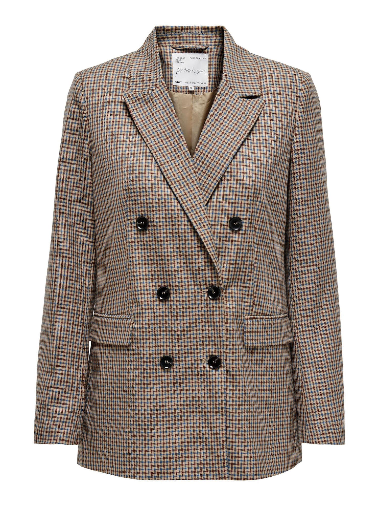 ONLY Blazer  modra / rjava / konjak