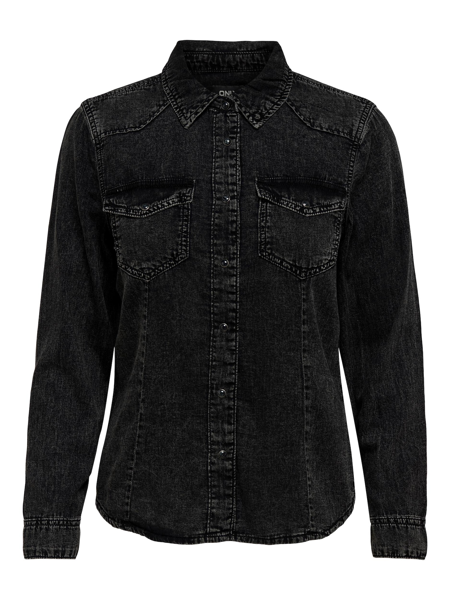 ONLY Bluza  črn denim