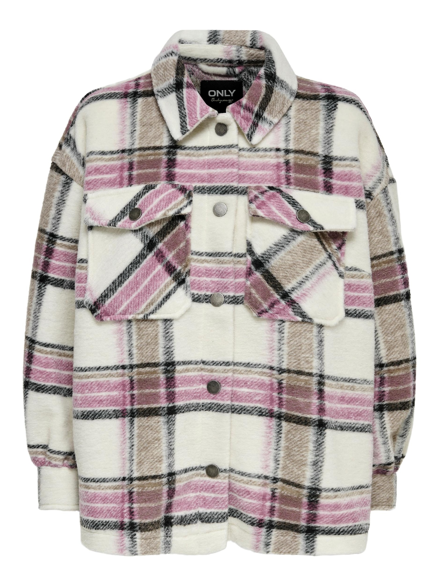 ONLY Prehodna jakna 'Andrea'  kremna / chamois / mauve / črna