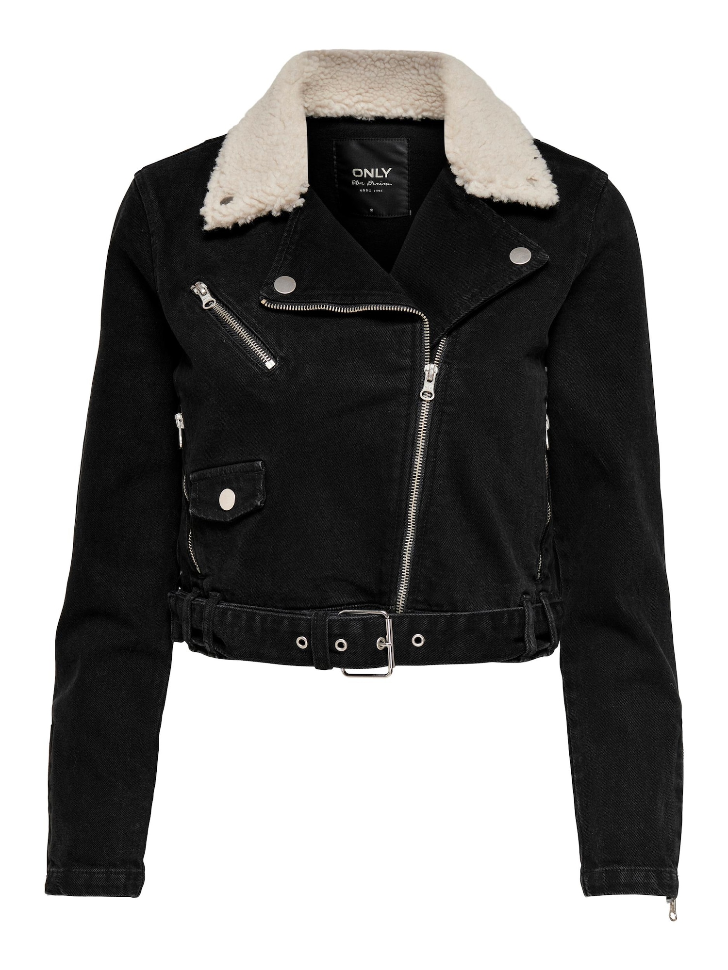 ONLY Prehodna jakna 'HADLEY'  črn denim