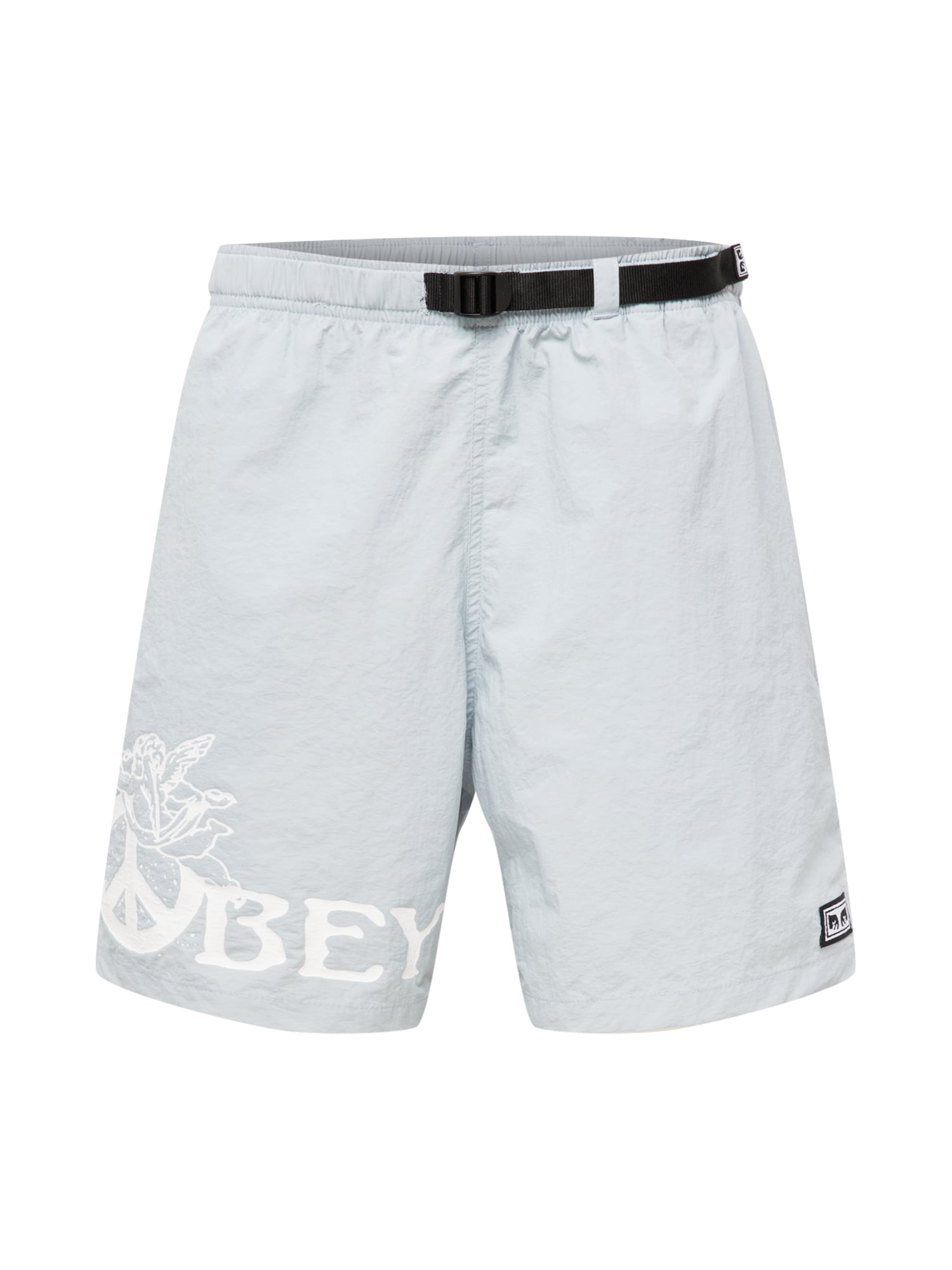 Obey Hlače  siva / bela