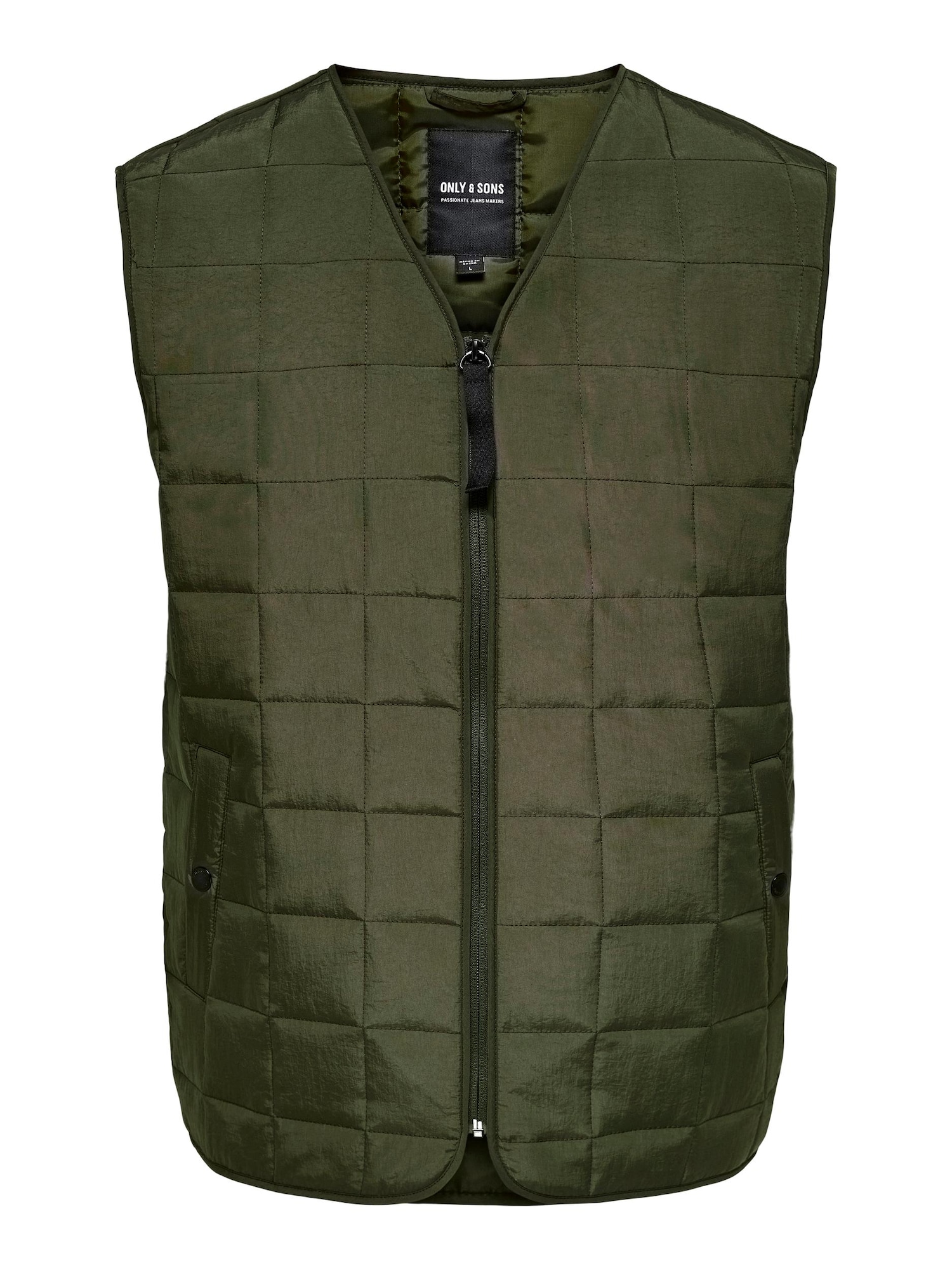 Only & Sons Brezrokavnik 'Anker'  oliva