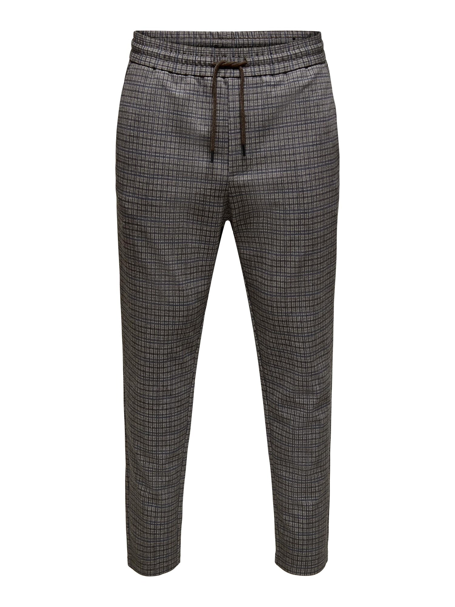 Only & Sons Hlače 'Linus'  pegasto siva / črna