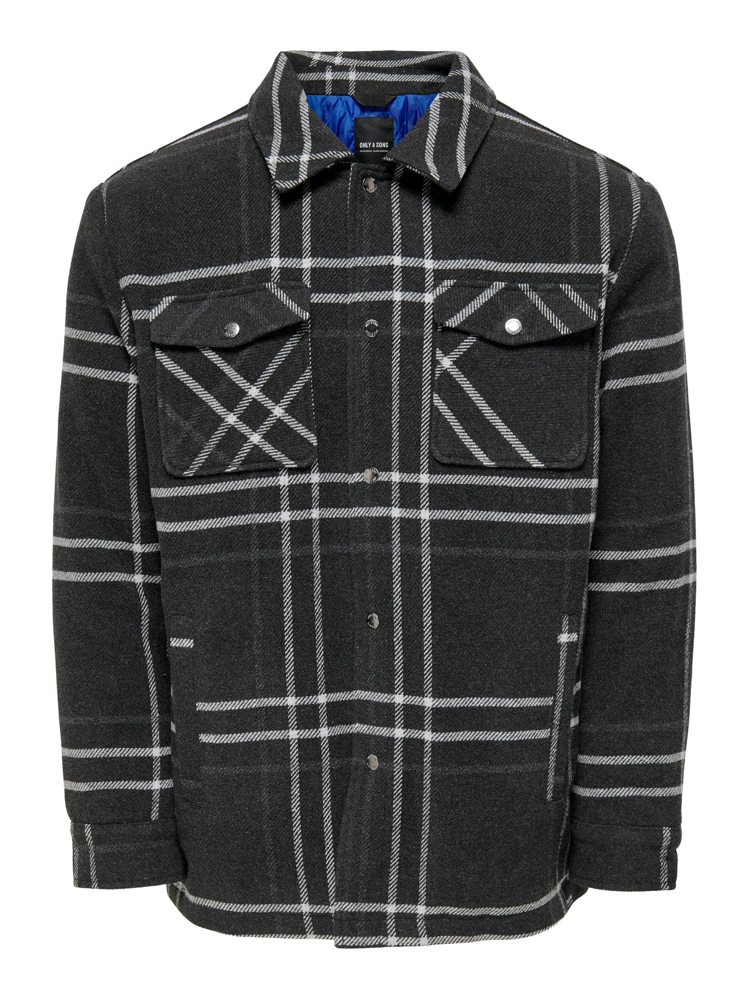 Only & Sons Prehodna jakna 'Creed'  črna / bela