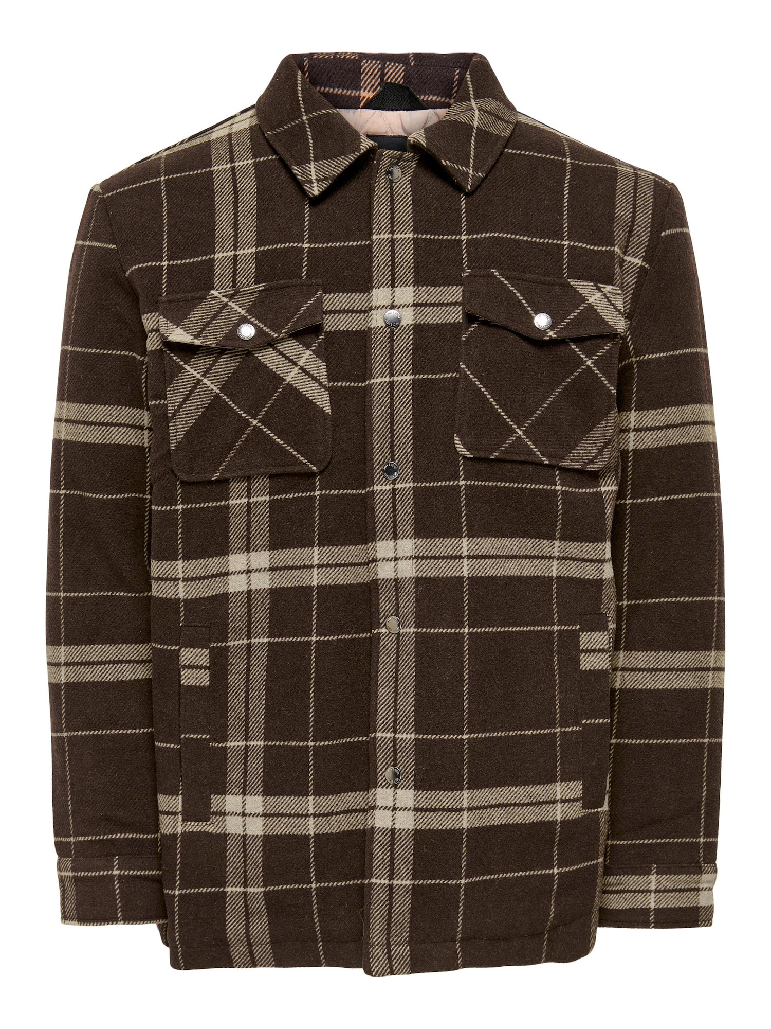 Only & Sons Prehodna jakna 'Creed'  svetlo rjava / temno rjava