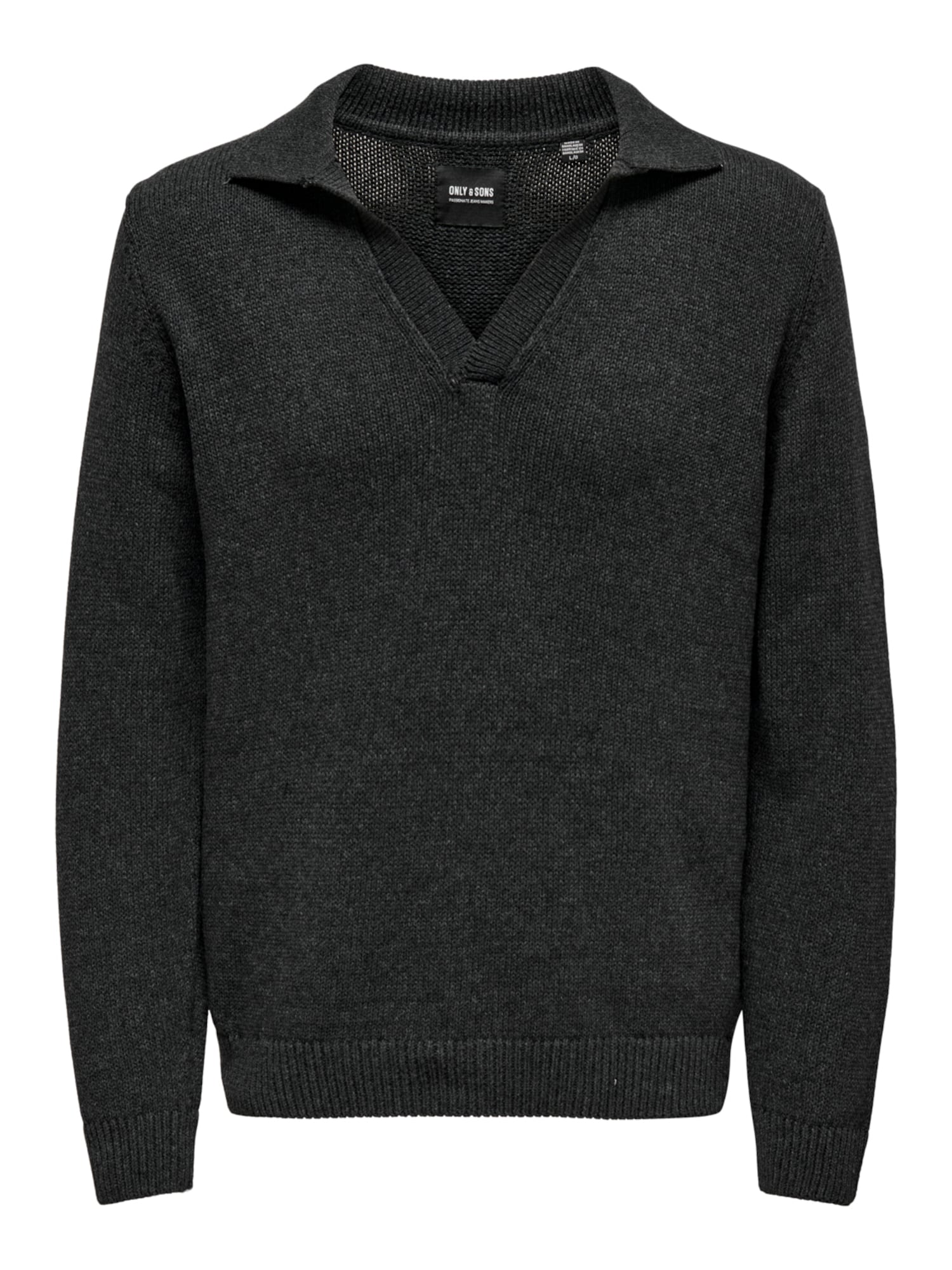 Only & Sons Pulover 'POWEE'  pegasto črna