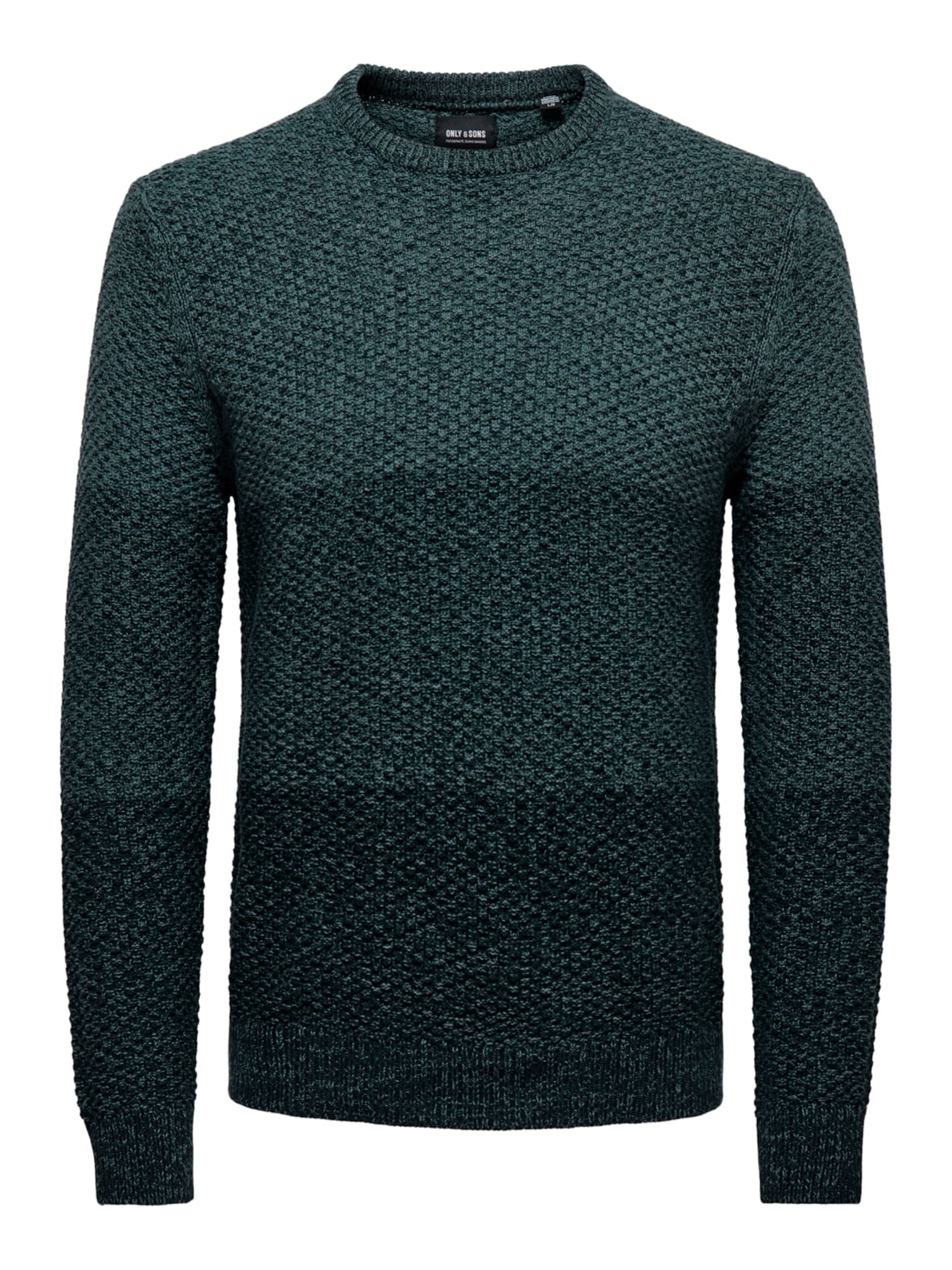 Only & Sons Pulover 'Tuck'  turkizna / petrol
