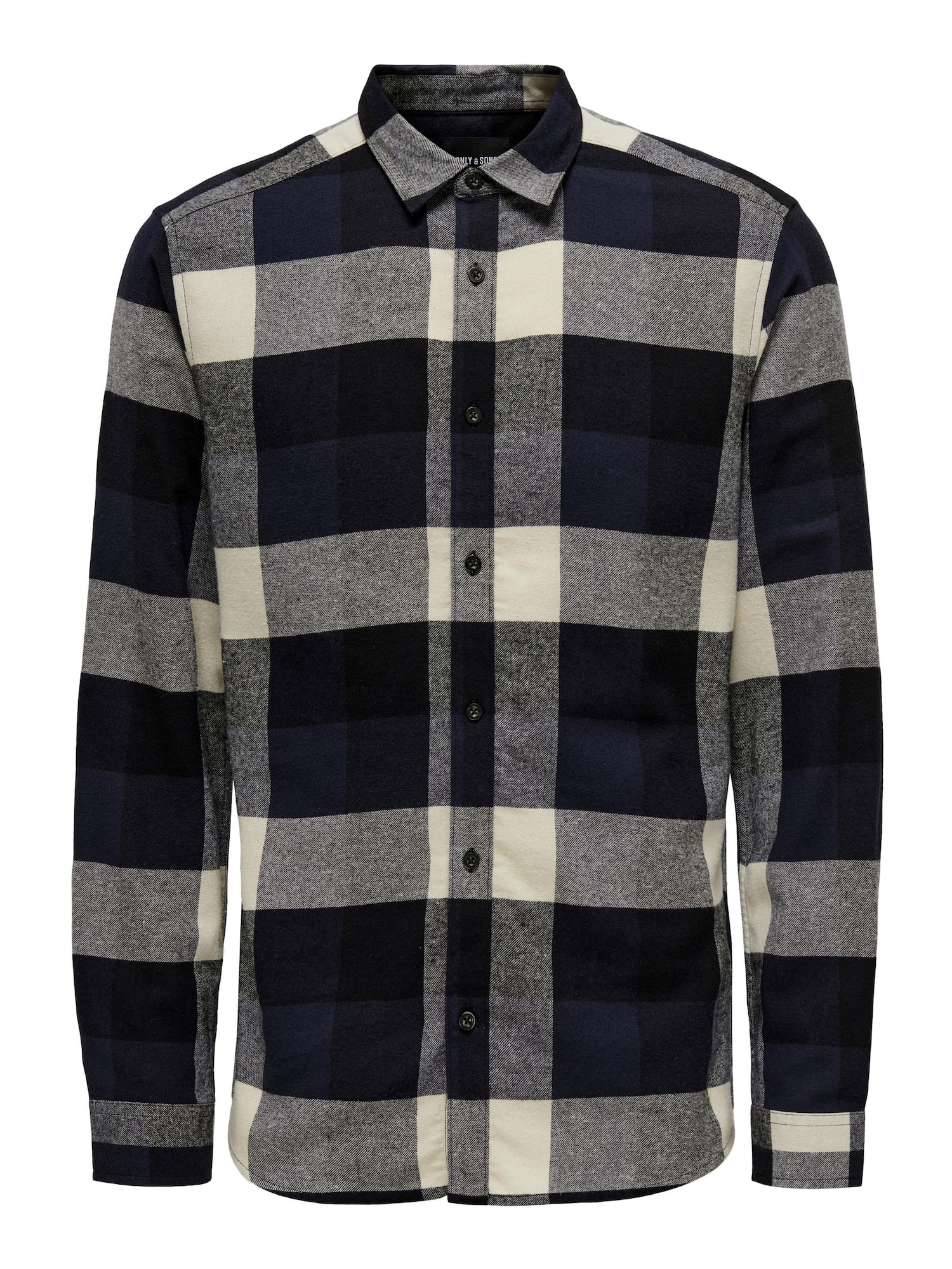 Only & Sons Srajca 'Gudmund'  kremna / mornarska / črna