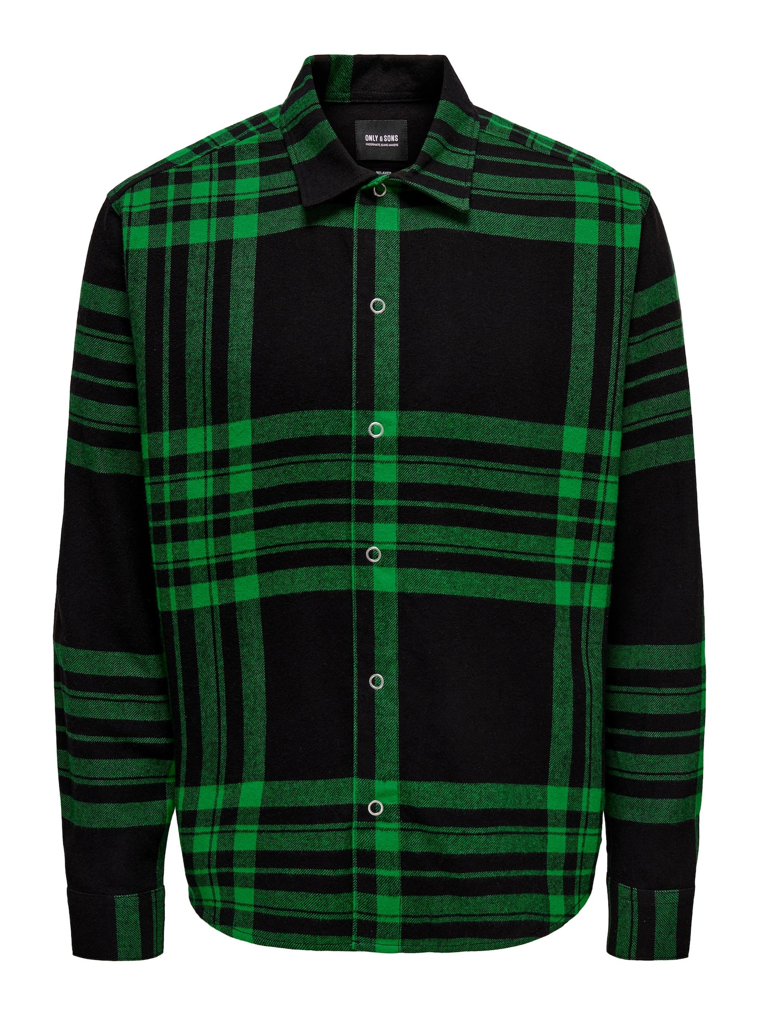 Only & Sons Srajca  zelena / črna