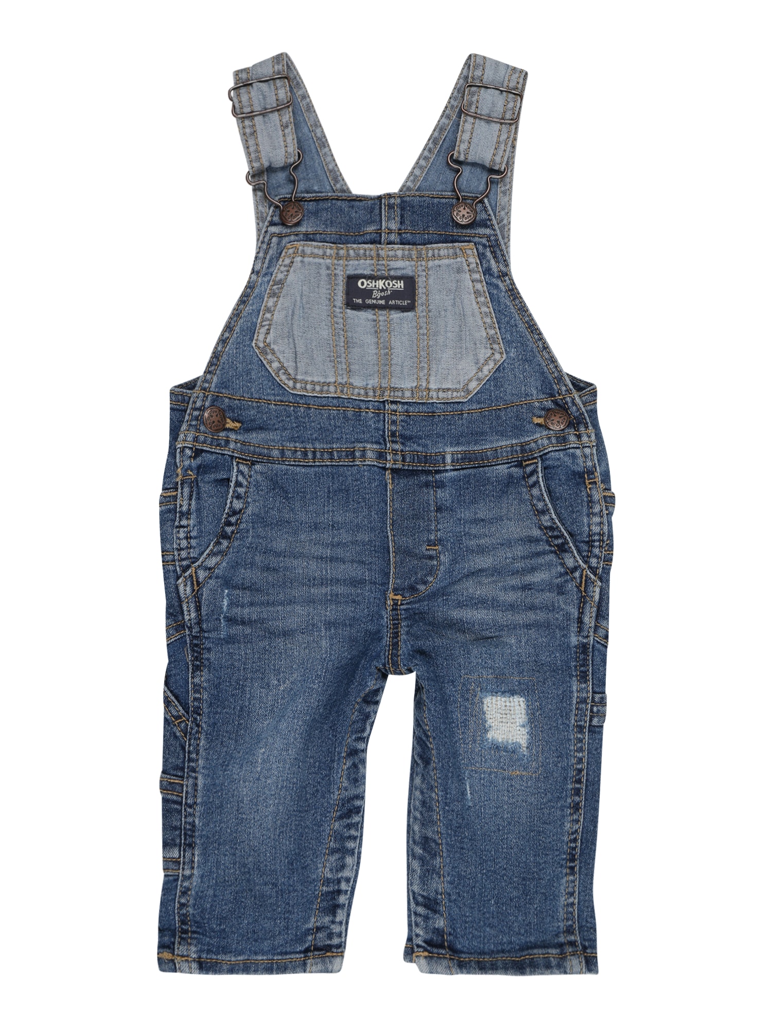 OshKosh Hlače z naramnicami  moder denim / svetlo modra