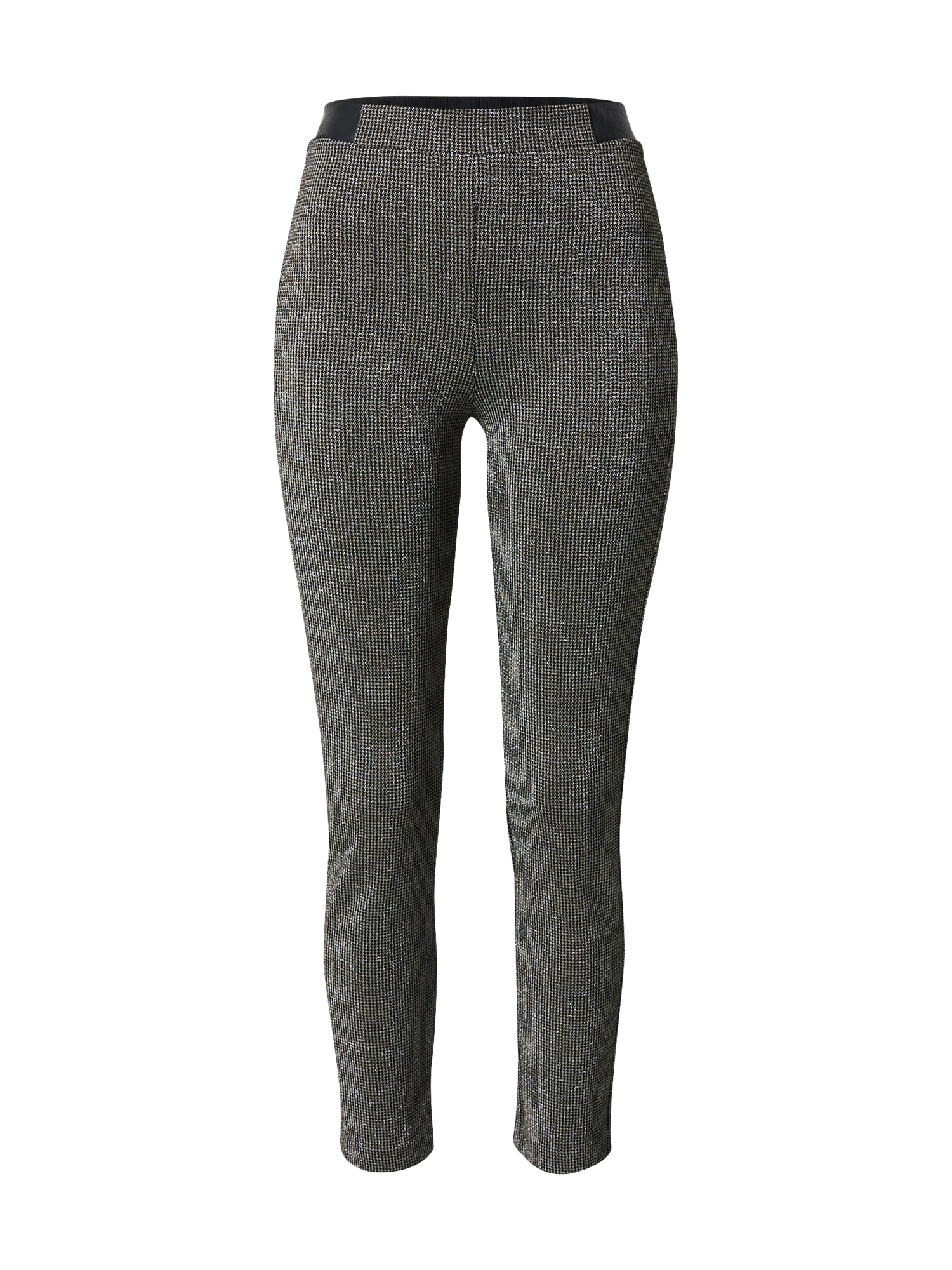 PATRIZIA PEPE Hlače  kit / črna / bela