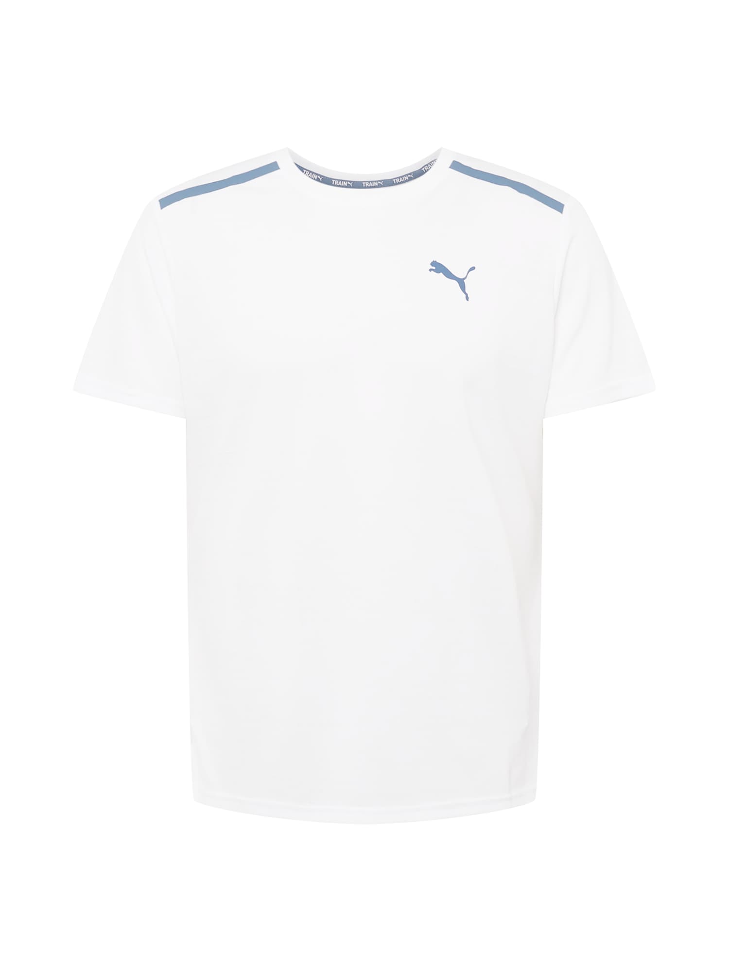 PUMA Funkcionalna majica  črna / bela