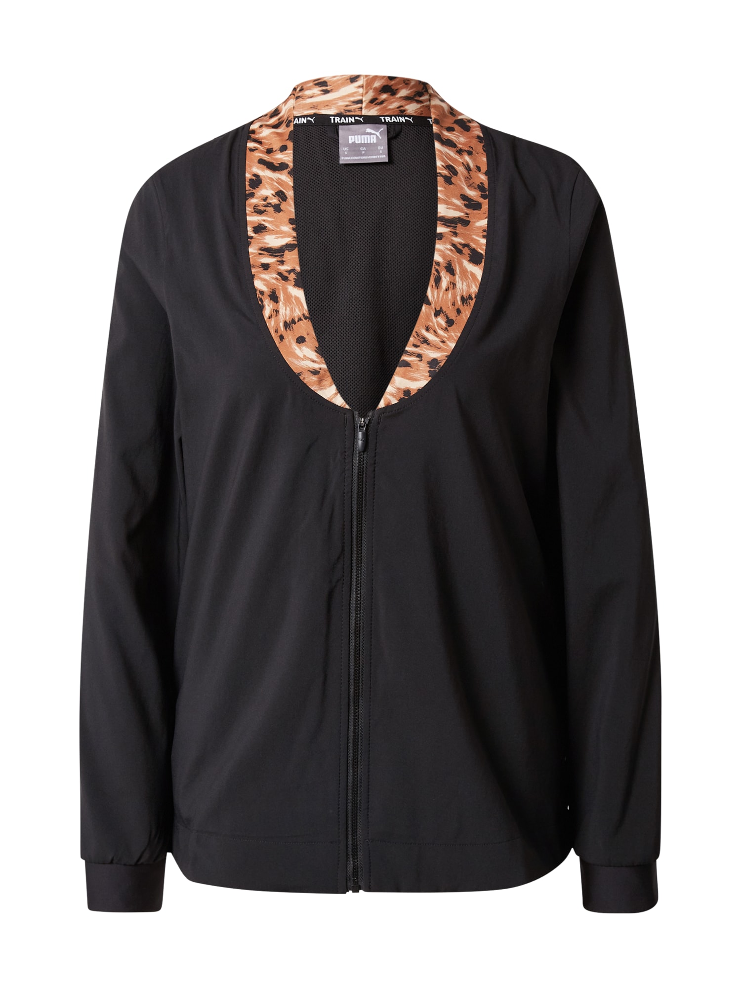PUMA Jakna za trening 'Safari'  kremna / pueblo / črna