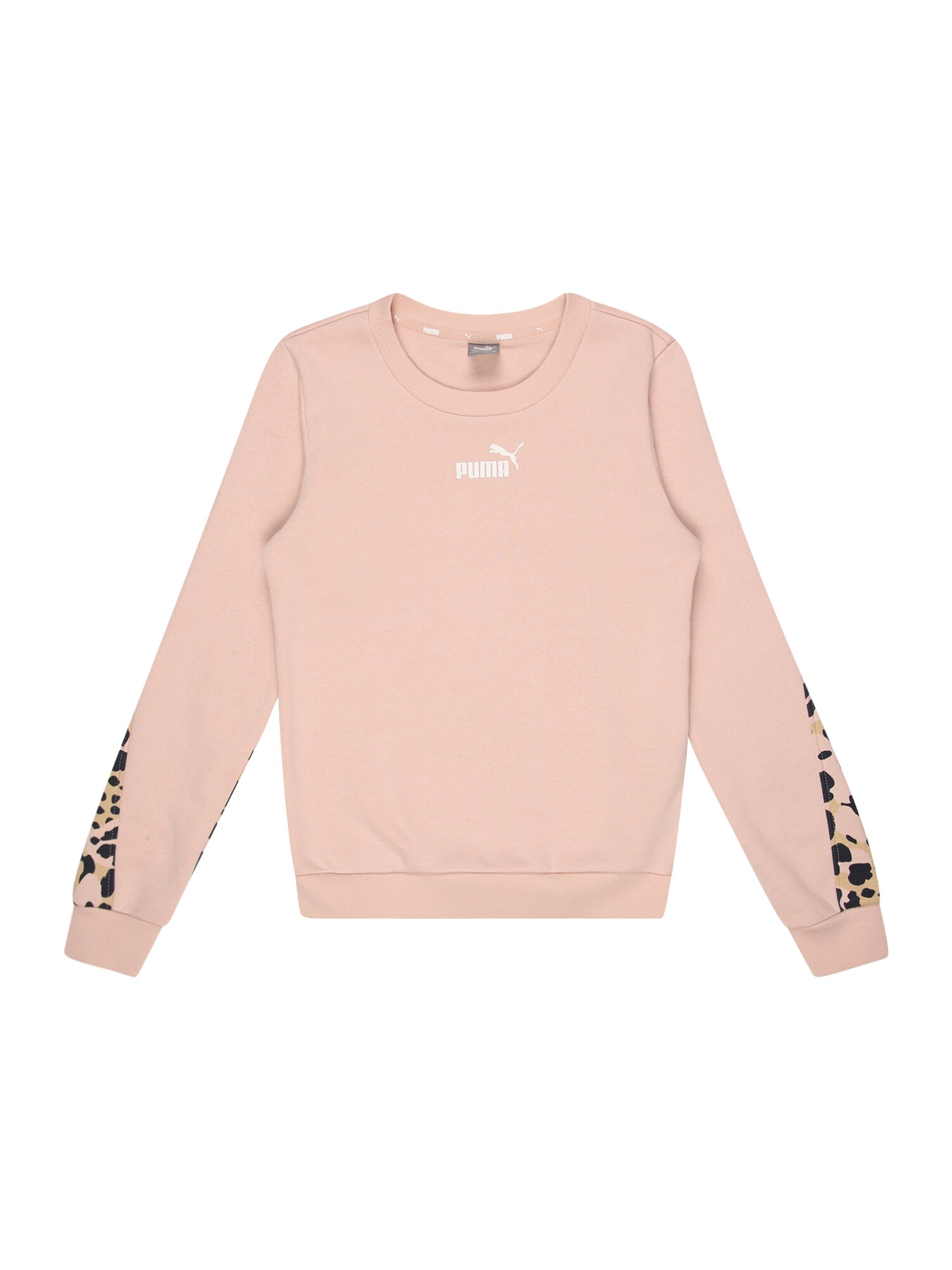 PUMA Majica 'Alpha'  pesek / staro roza / črna / bela