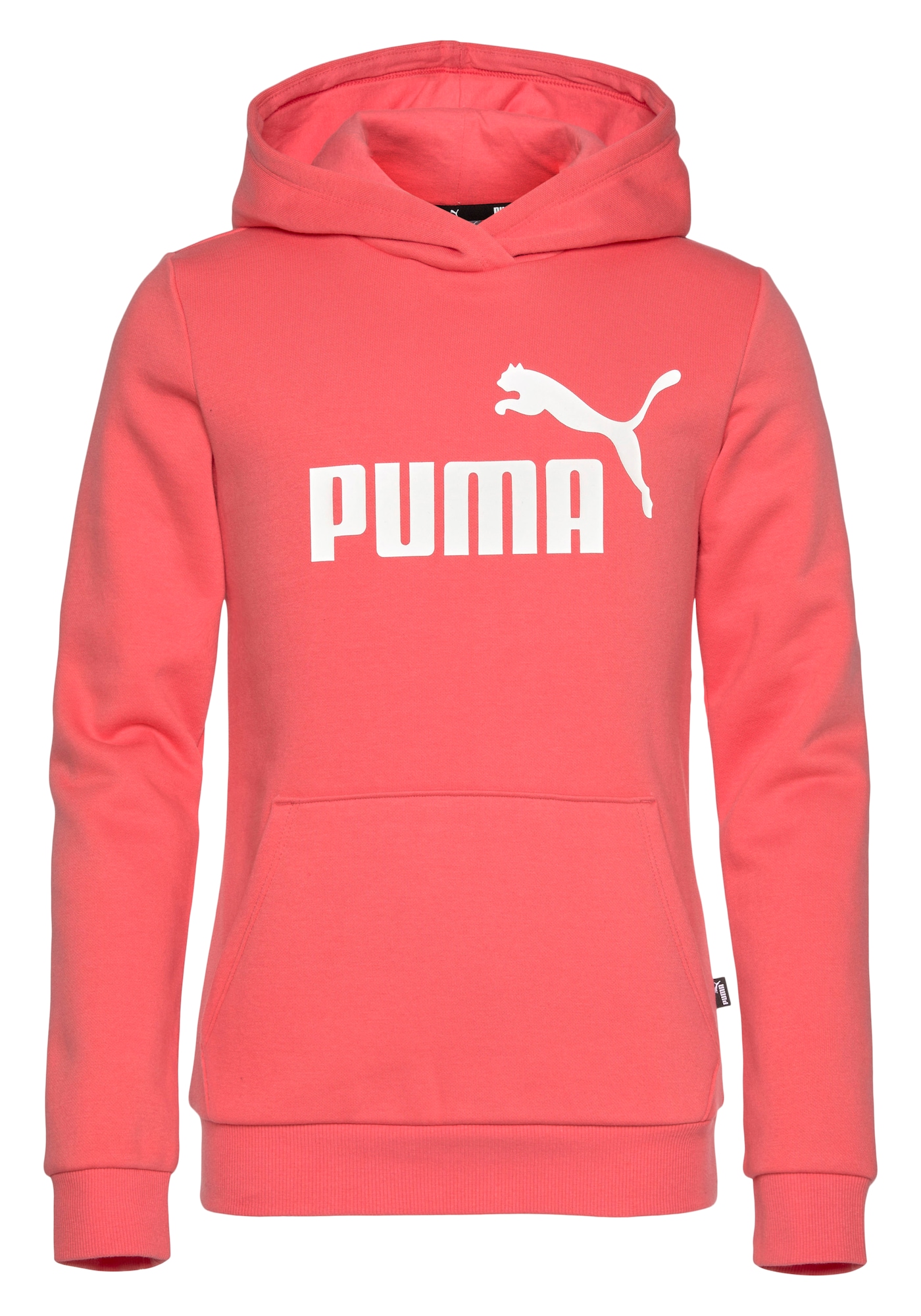 PUMA Majica  korala / bela