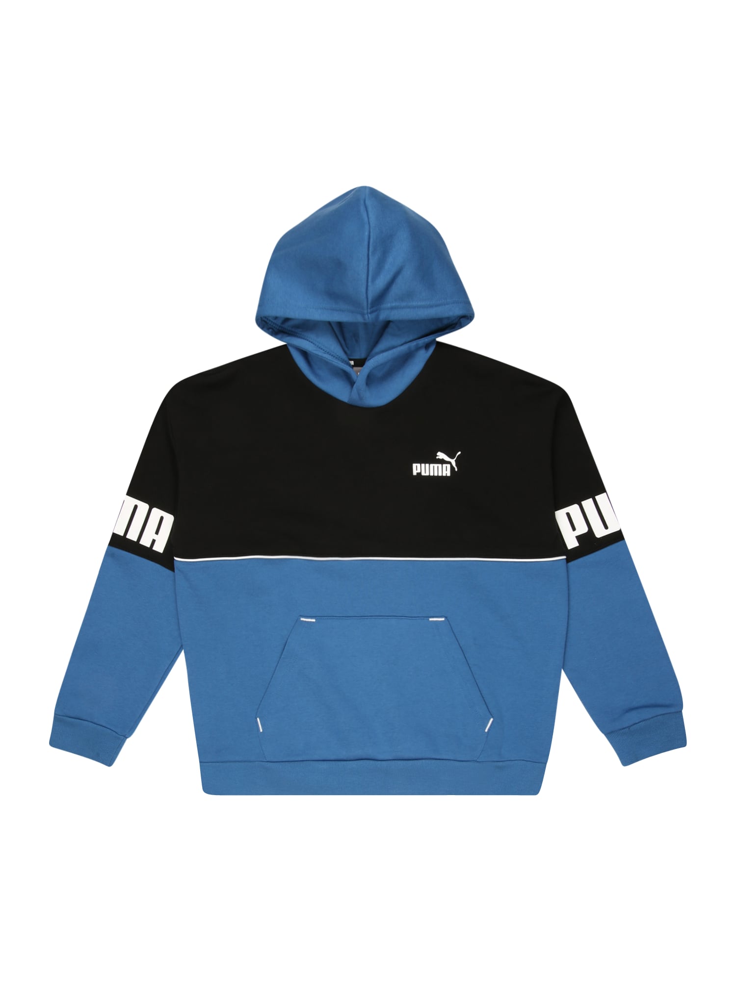 PUMA Majica  marine / črna / bela