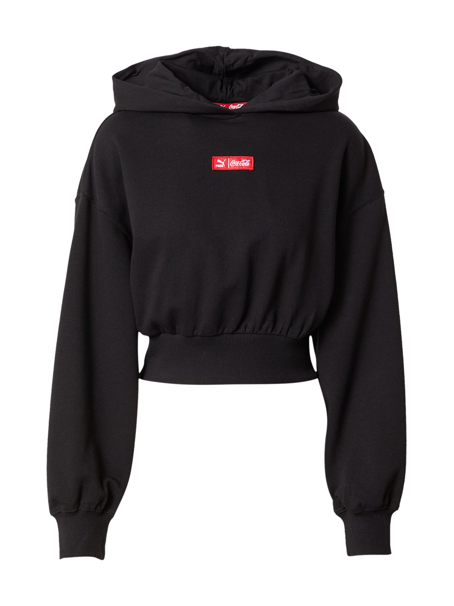 PUMA Majica  ognjeno rdeča / črna / off-bela