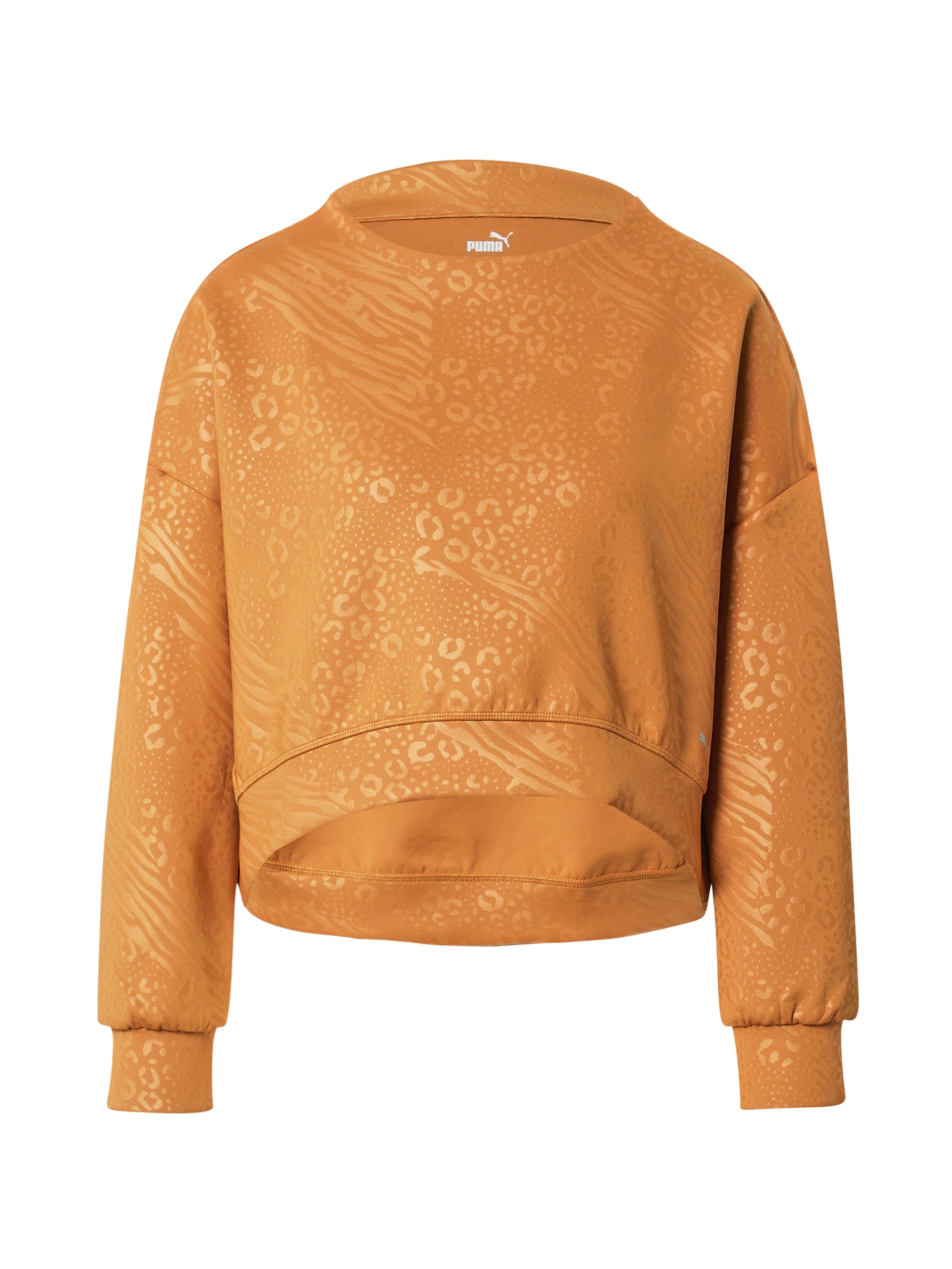 PUMA Športna majica 'Fashion Luxe Embossed'  rjava
