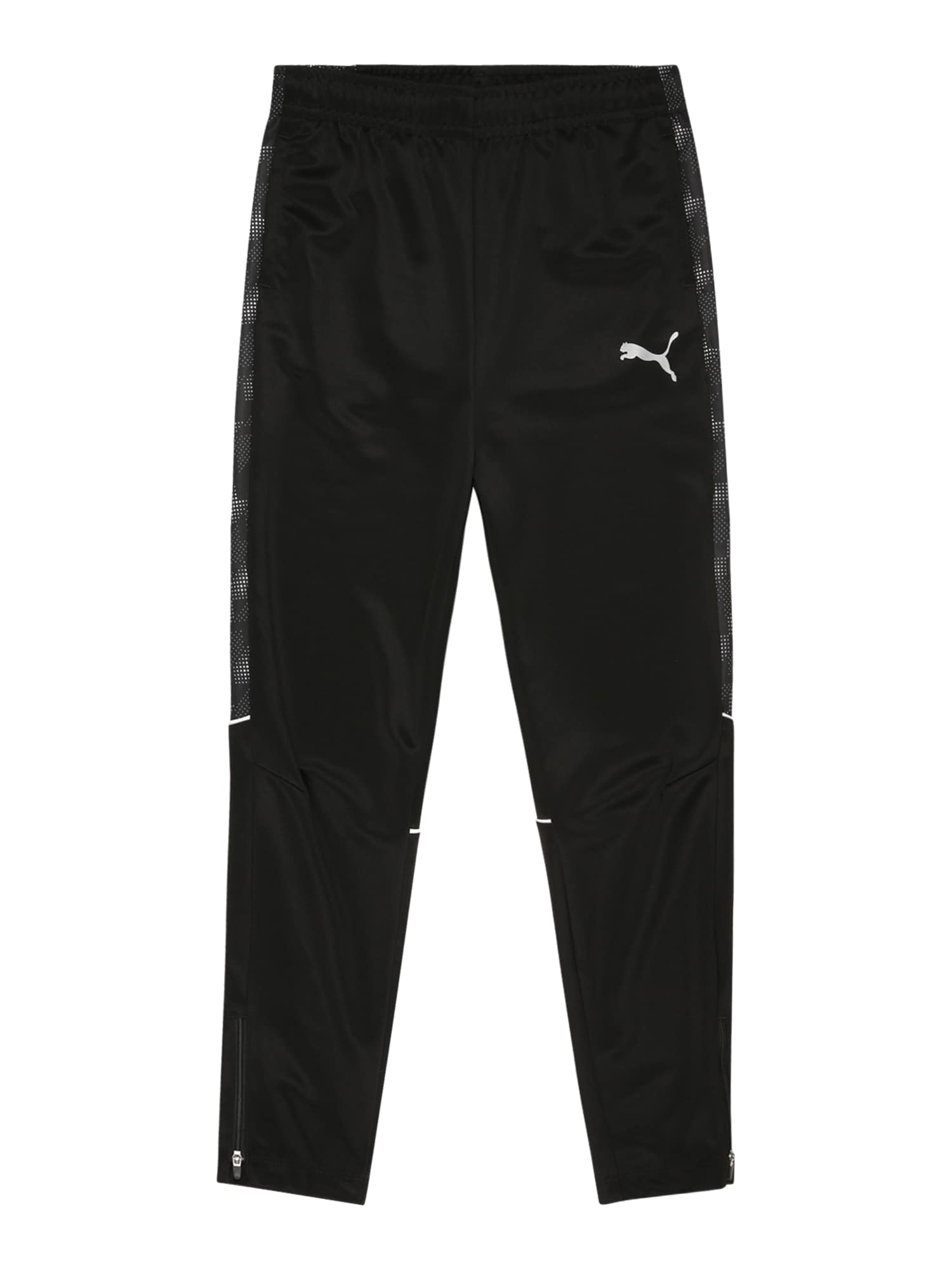 PUMA Športne hlače  siva / črna