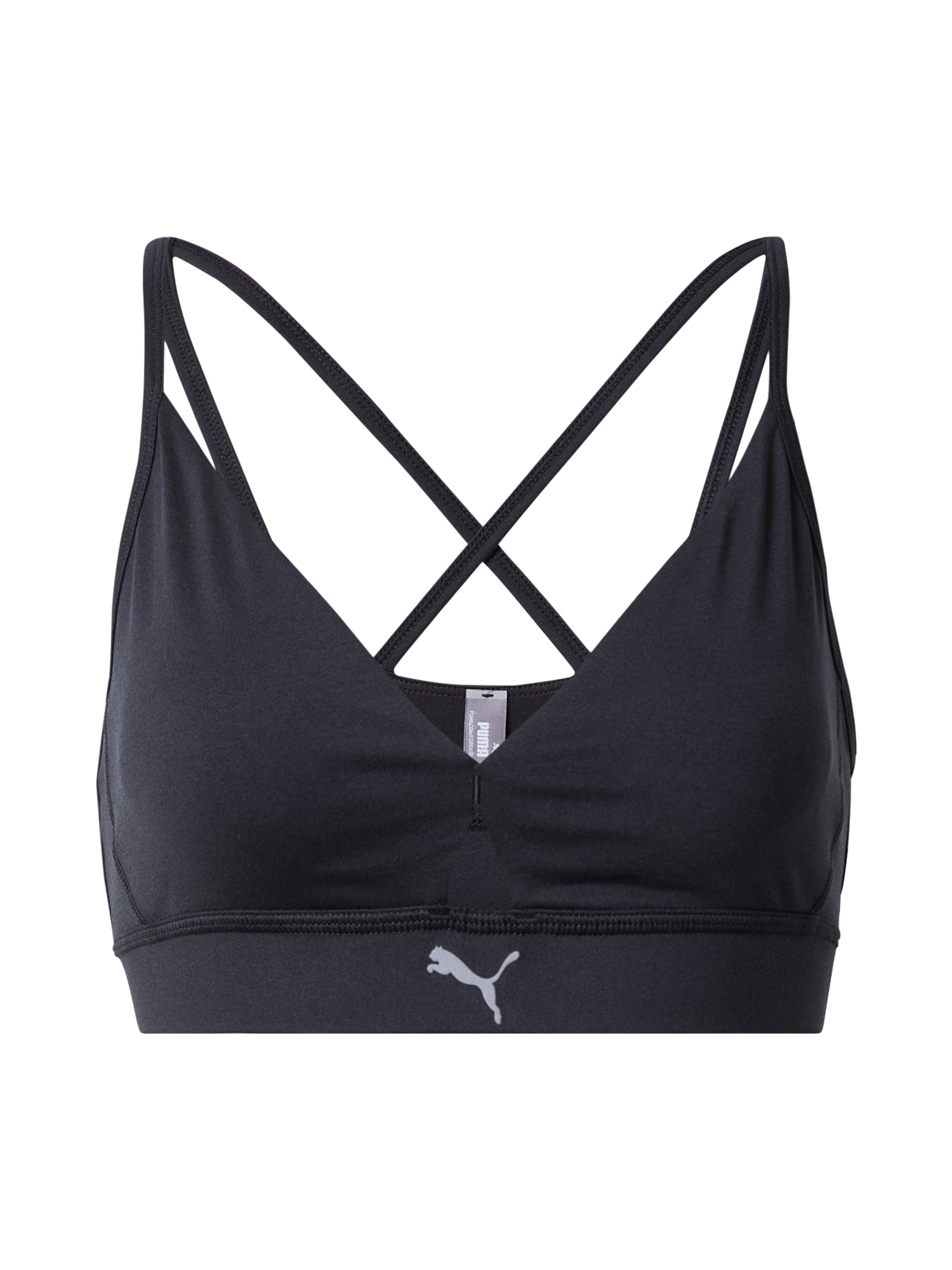 PUMA Športni nederček  črna / bela