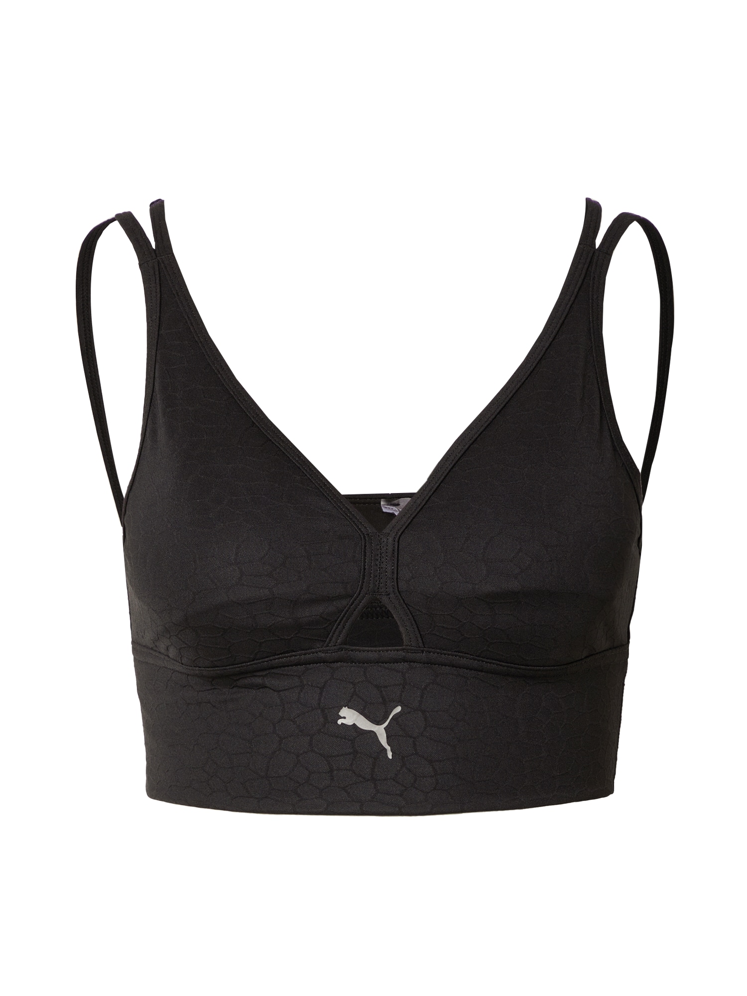 PUMA Športni nederček  črna / bela