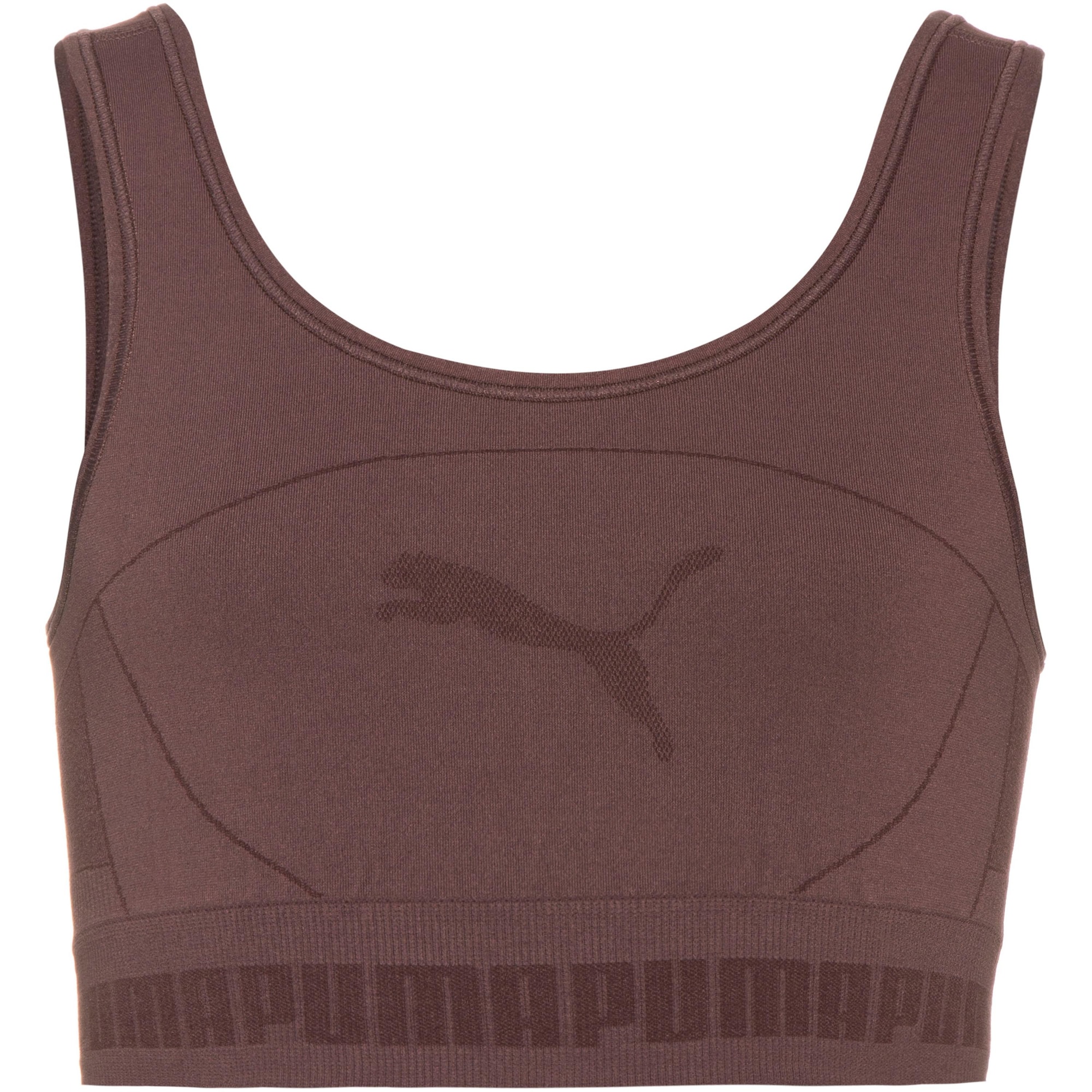 PUMA Športno spodnje perilo  temno rjava / robida