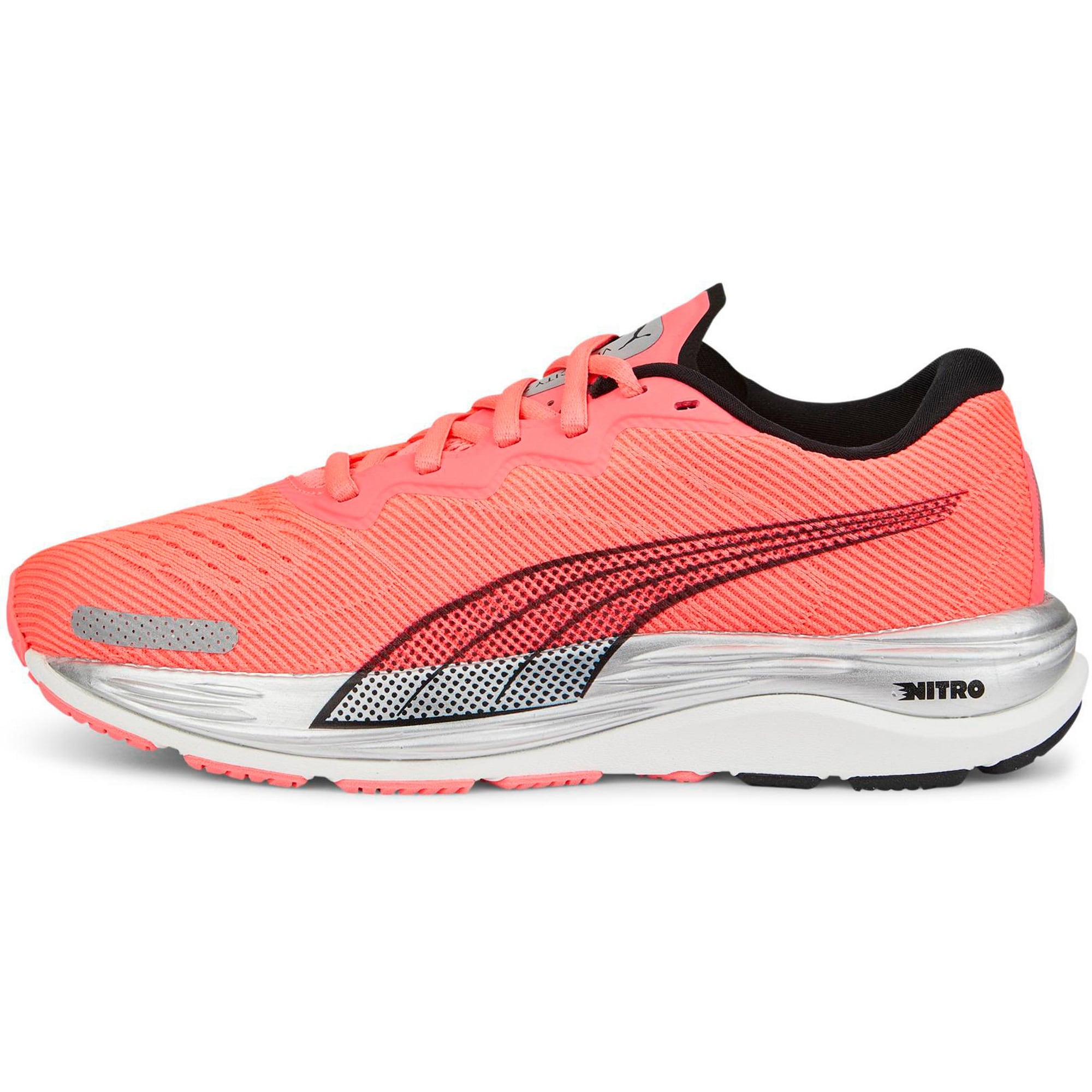 PUMA Tekaški čevelj 'Velocity Nitro 2'  korala / črna / srebrna / bela