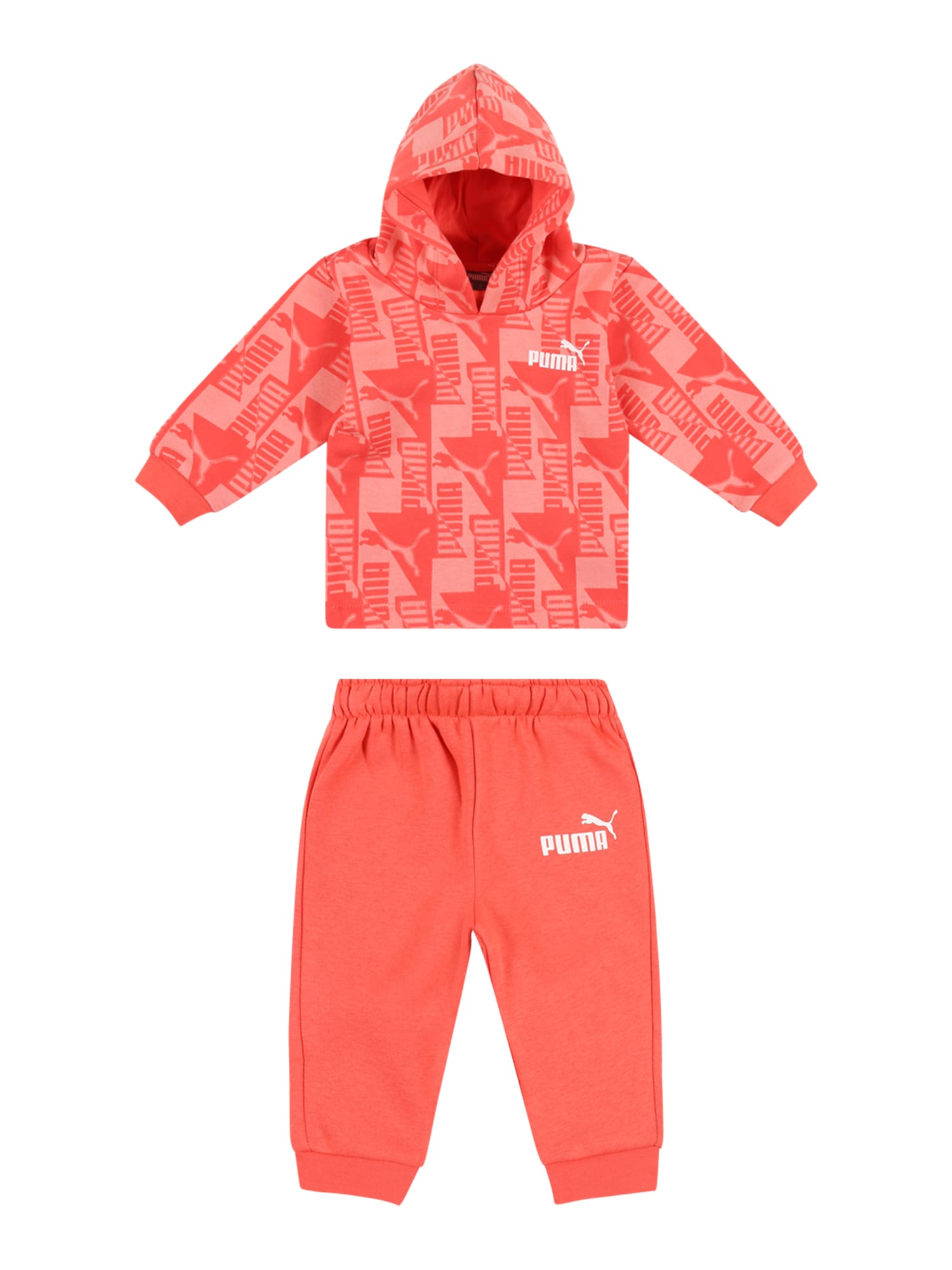 PUMA Trenirka za tek  losos / bela