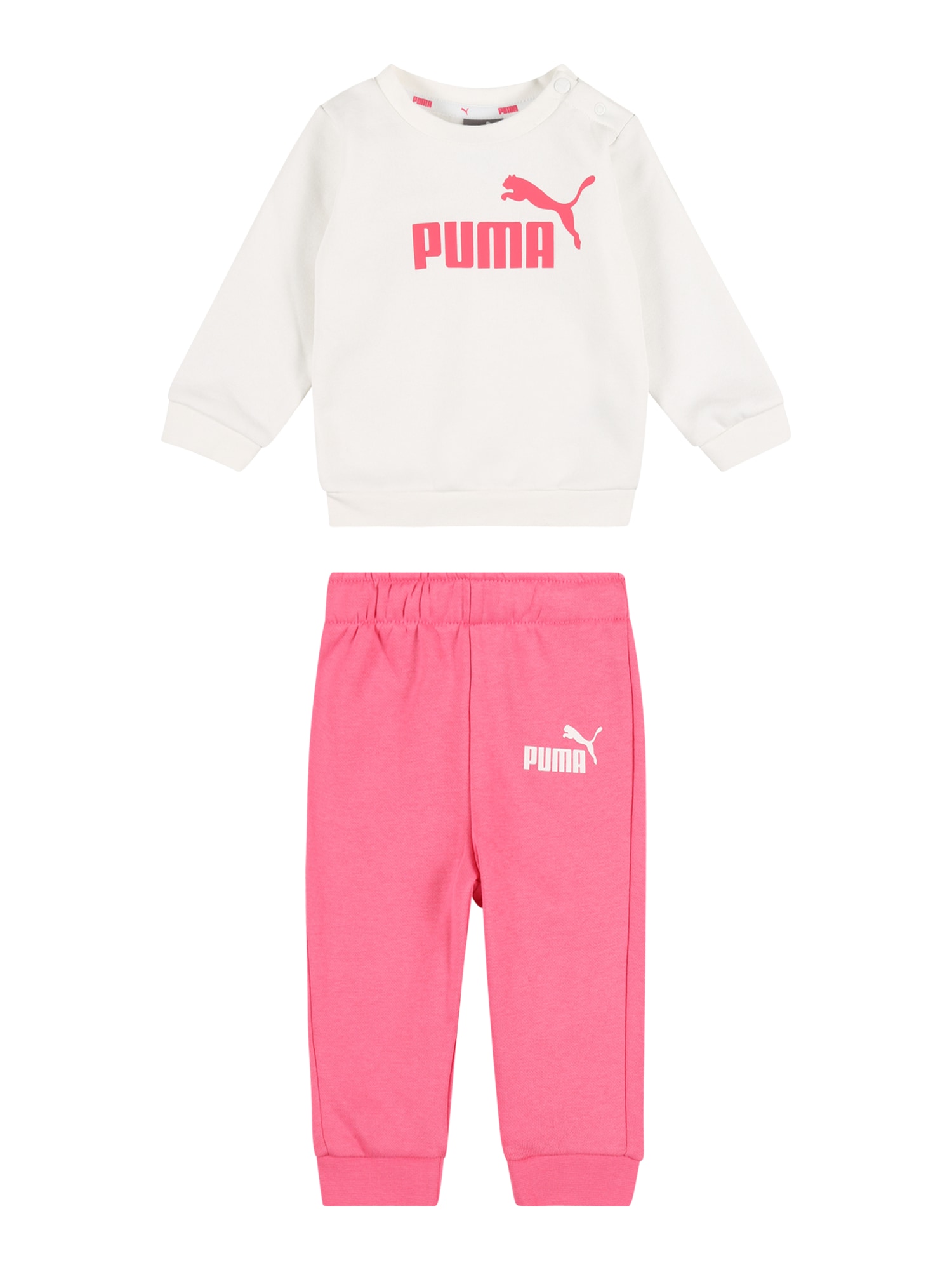 PUMA Trenirka za tek  roza / bela