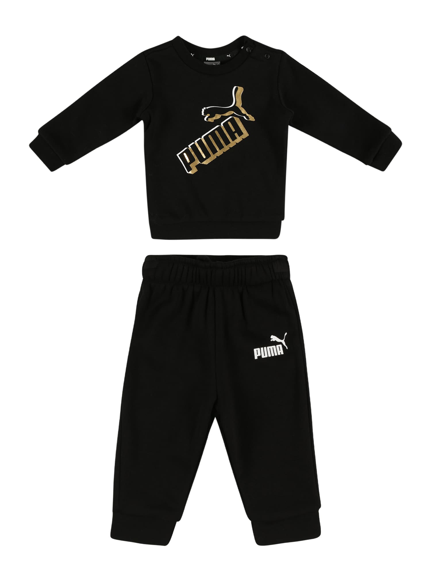 PUMA Trenirka za tek  zlata / črna / bela