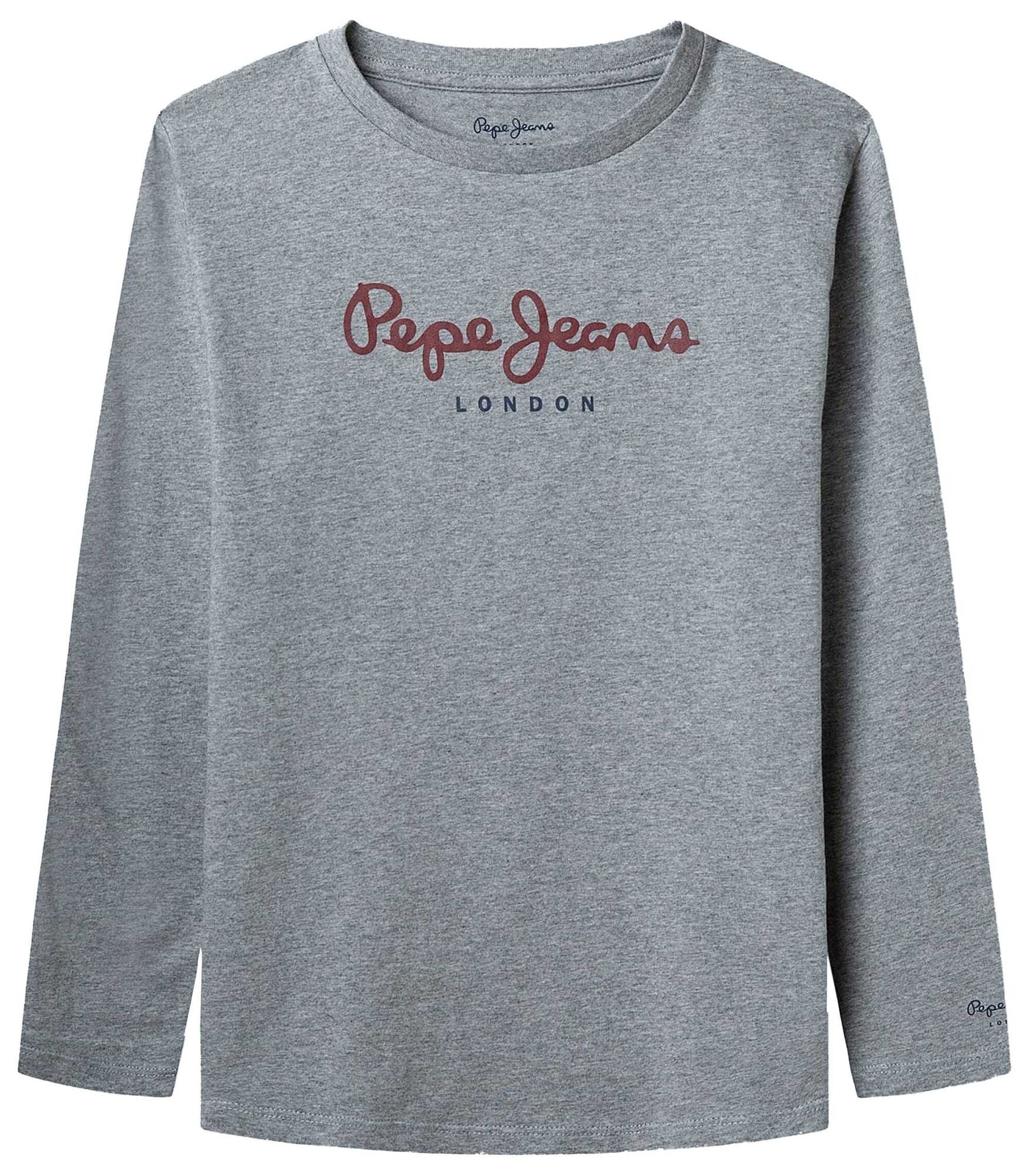 Pepe Jeans Majica 'HERMAN'  pegasto siva / rdeča / črna