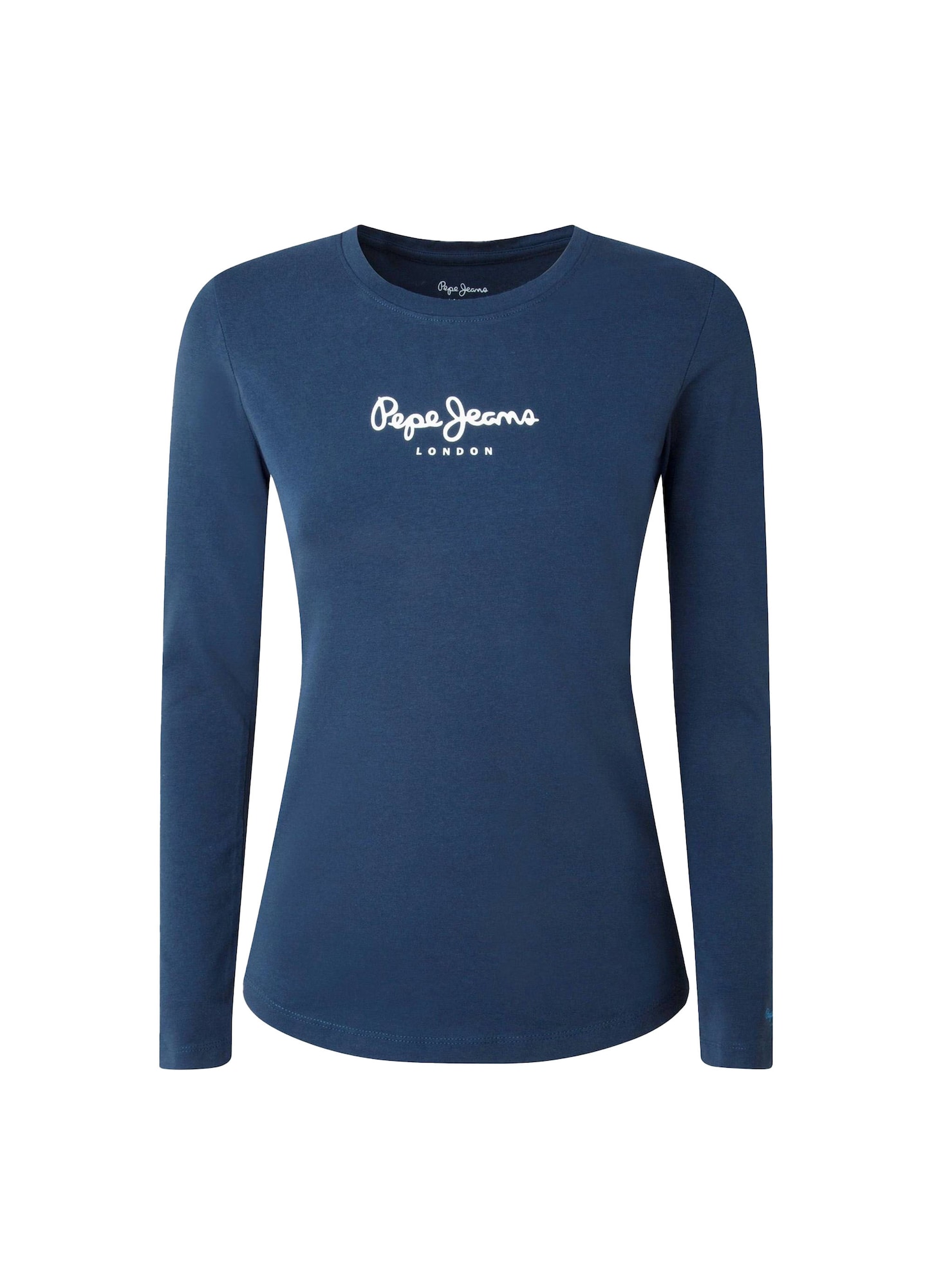 Pepe Jeans Majica 'New Verginia'  temno modra / bela