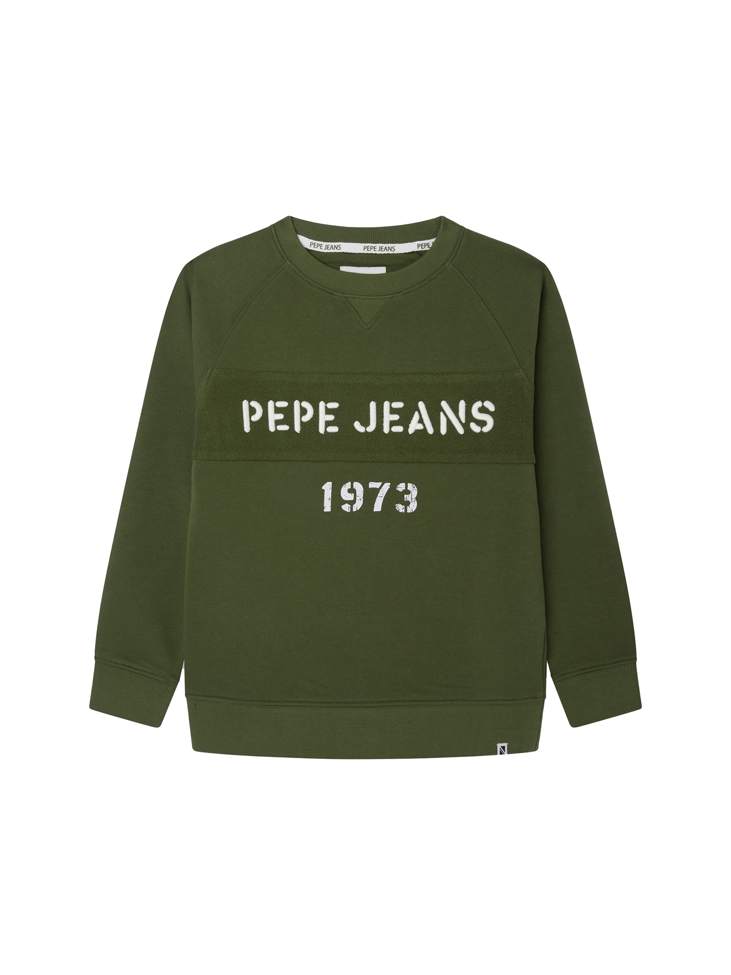 Pepe Jeans Majica 'ORSON'  temno zelena / bela