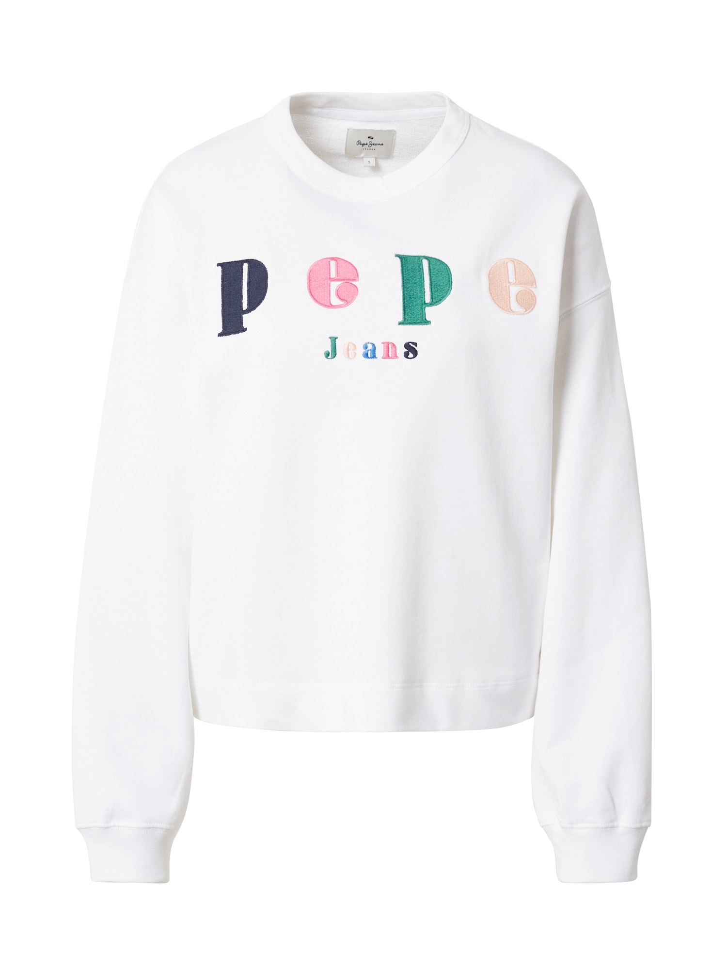Pepe Jeans Majica 'Peg'  smaragd / roza / puder / bela