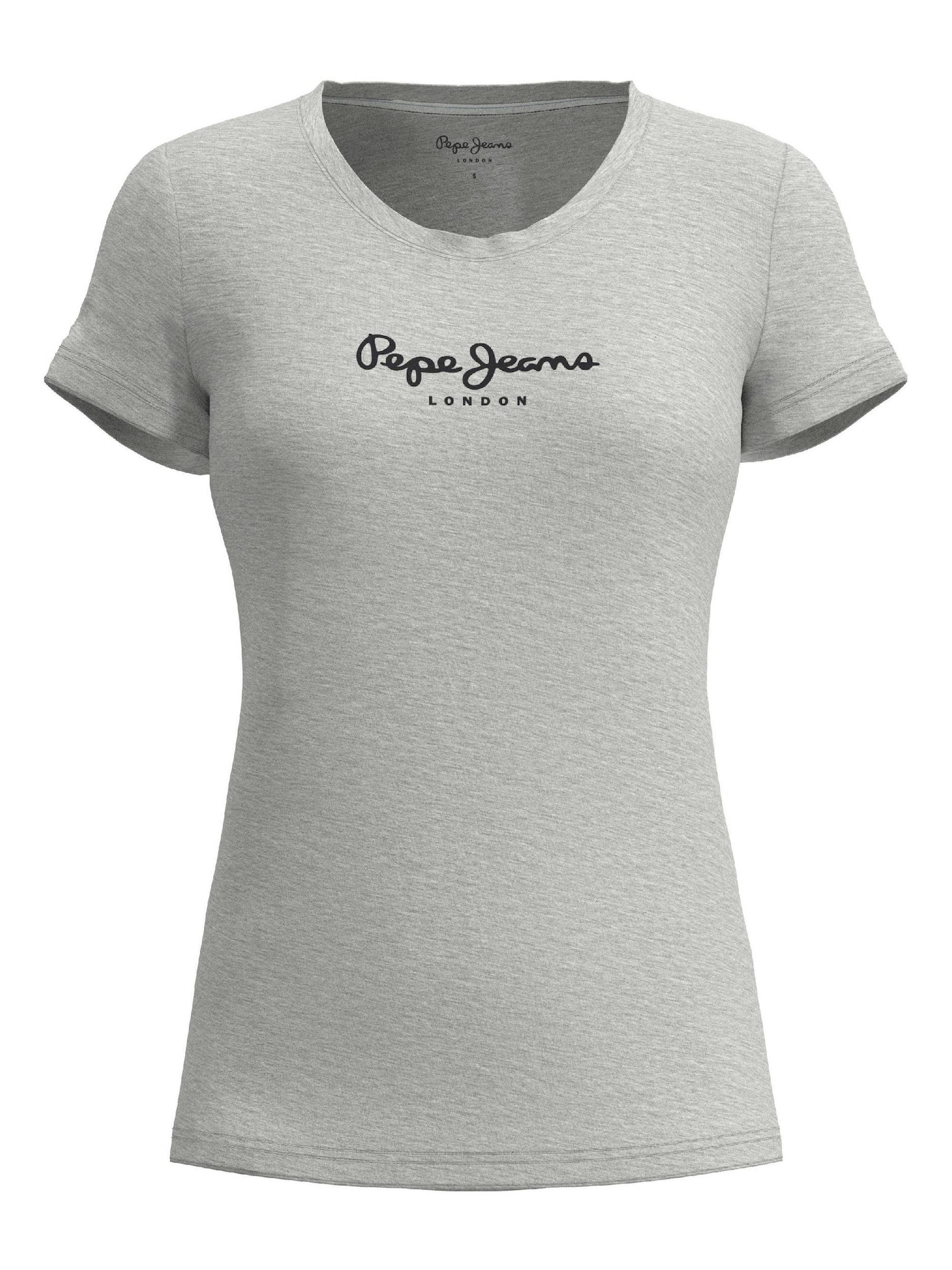 Pepe Jeans Majica  pegasto siva / črna