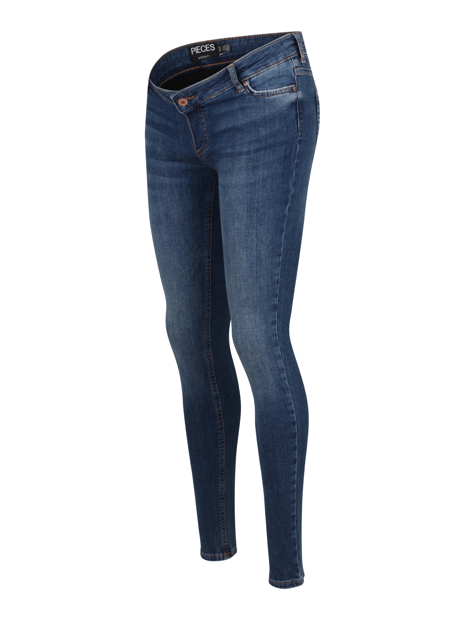 Pieces Maternity Kavbojke 'DELLY'  temno modra