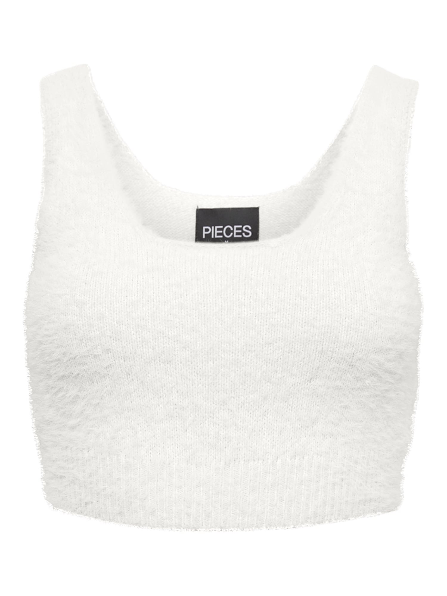 Pieces Petite Top z naramnicami 'Nagili'  naravno bela