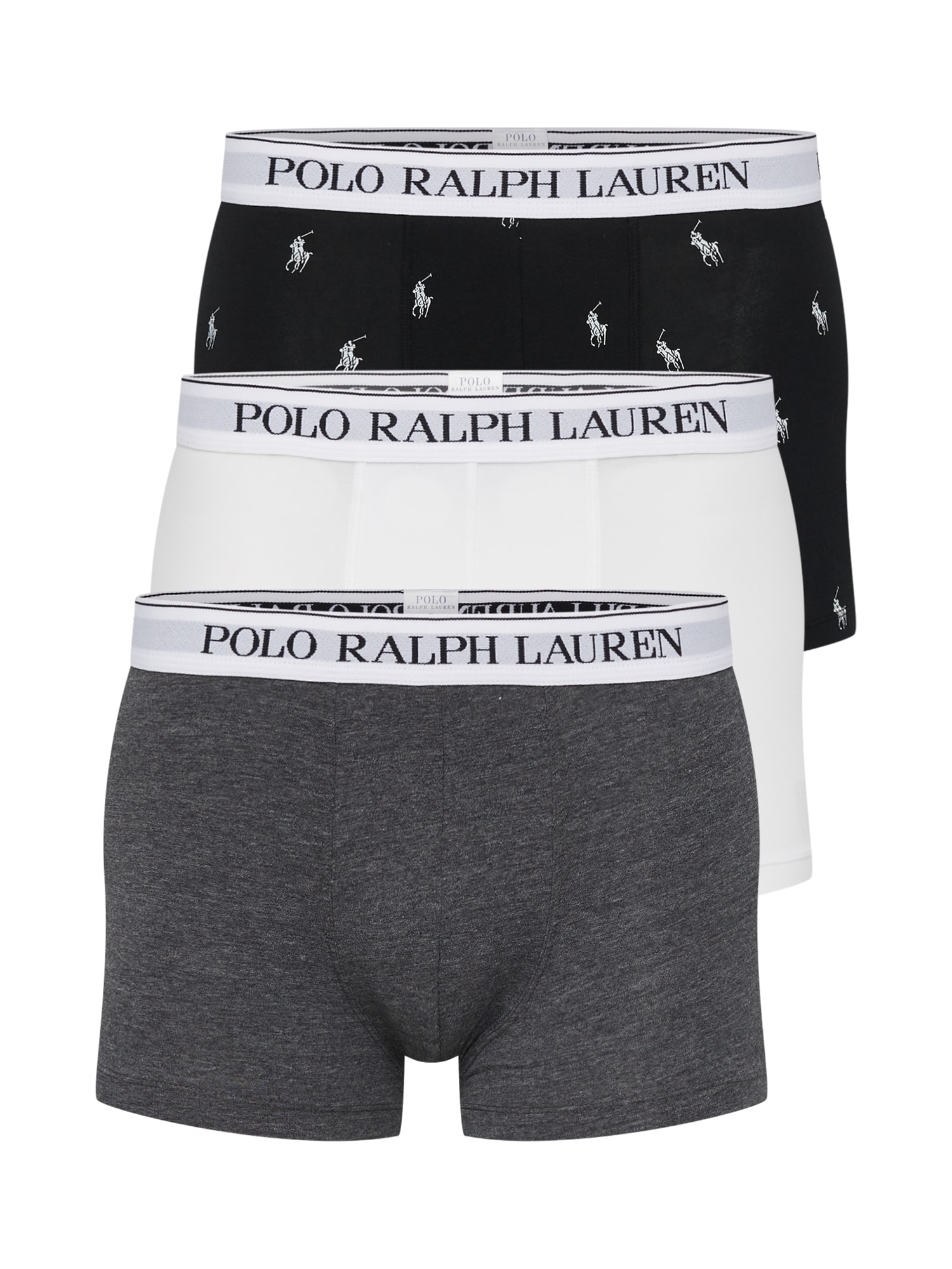 Polo Ralph Lauren Boksarice  siva / črna / bela