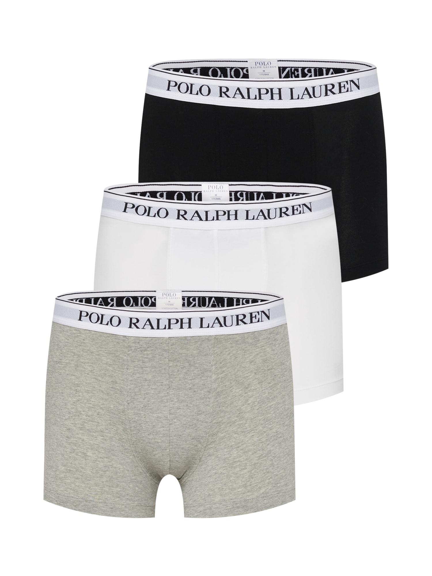 Polo Ralph Lauren Boksarice  svetlo siva / pegasto siva / črna / naravno bela
