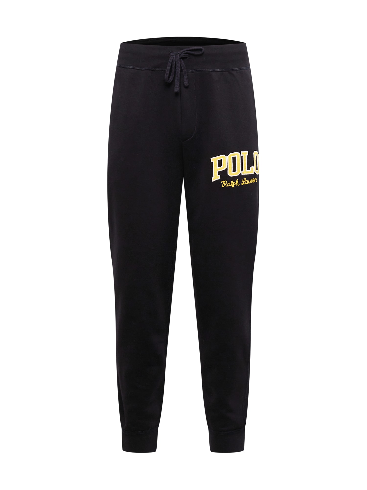 Polo Ralph Lauren Hlače  rumena / črna / bela