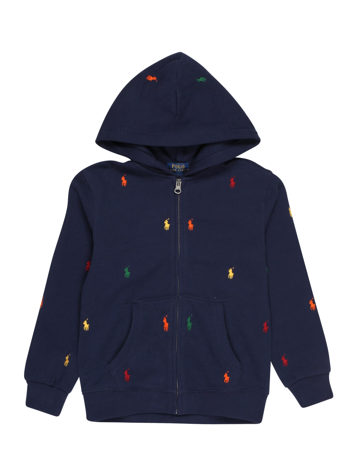 Polo Ralph Lauren Jopa na zadrgo  mornarska / zelena / oranžna / rdeča