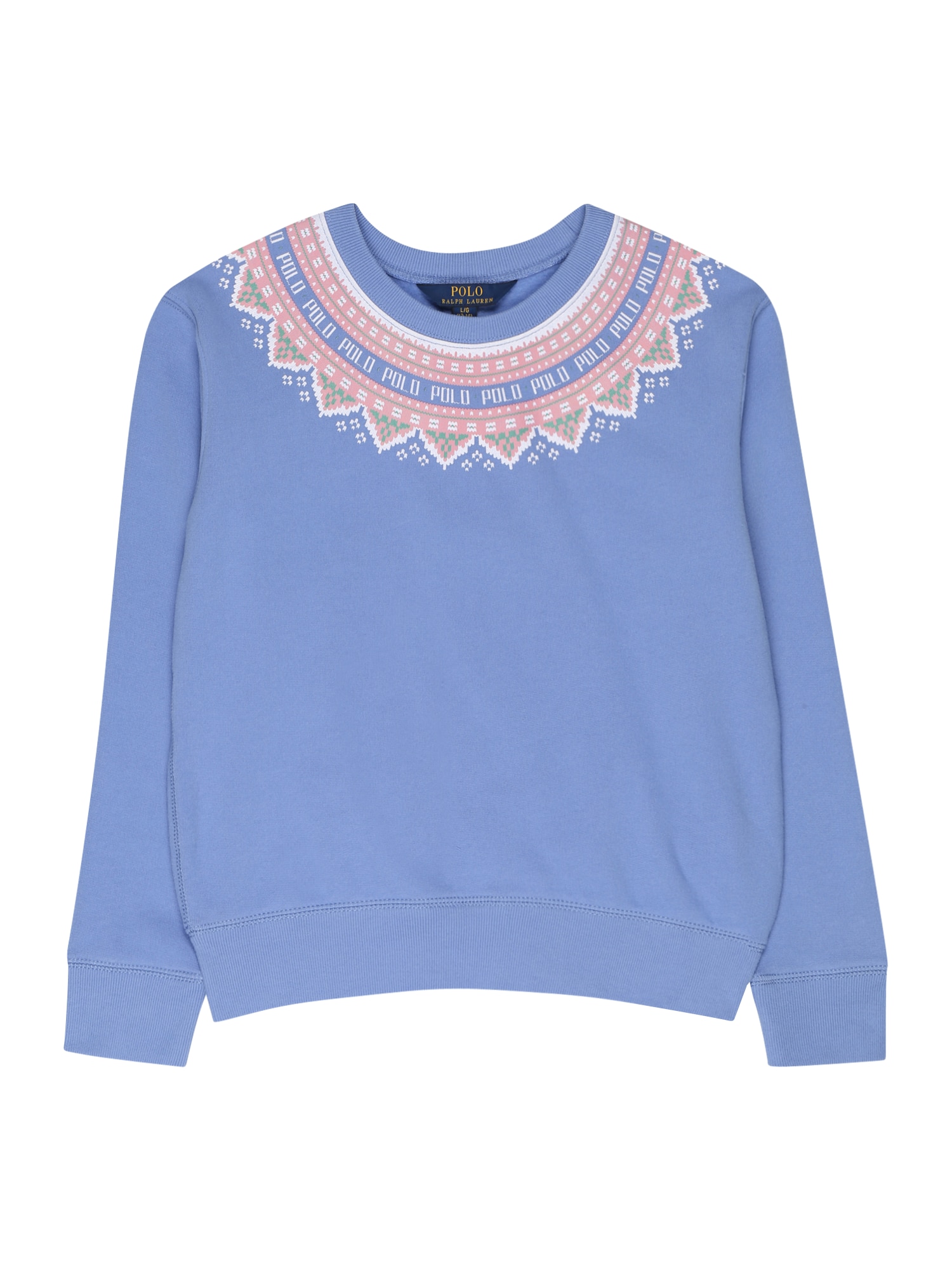 Polo Ralph Lauren Majica  dimno modra / zelena / staro roza / bela