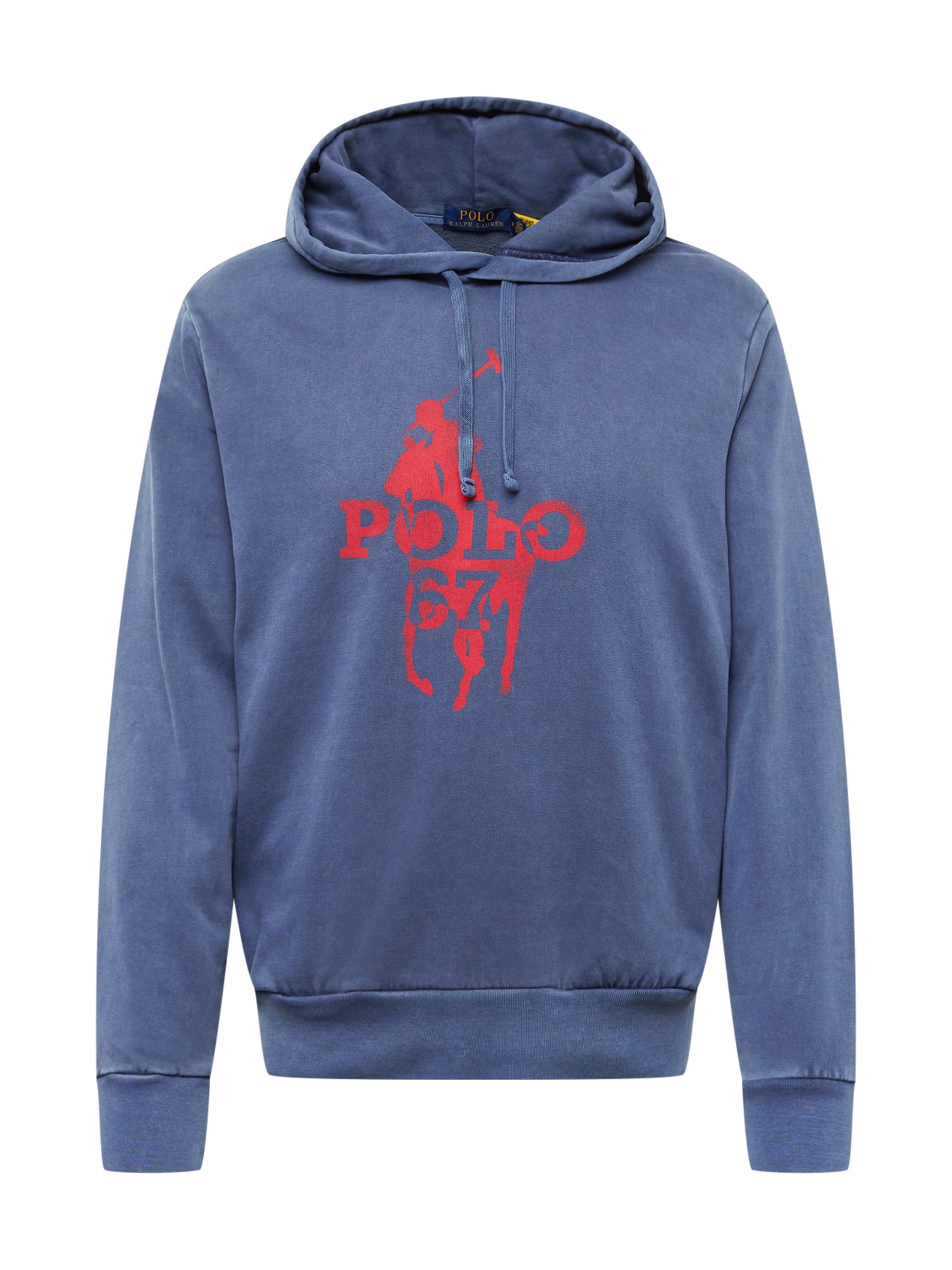 Polo Ralph Lauren Majica  golobje modra / svetlo rdeča